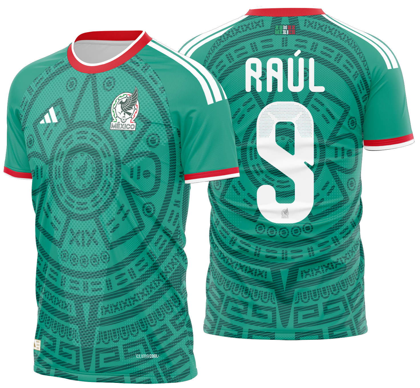 Arte Vetor Camisa México local World Cup 2026