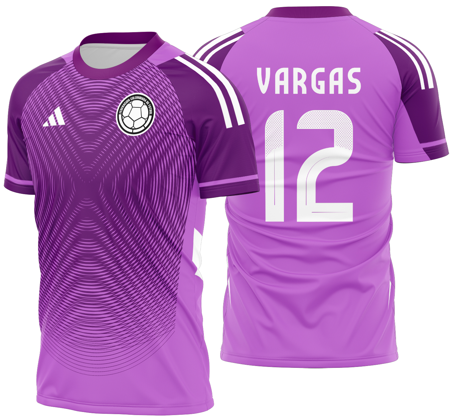 Arte Vetor Camisa Colômbia goleiro 2025