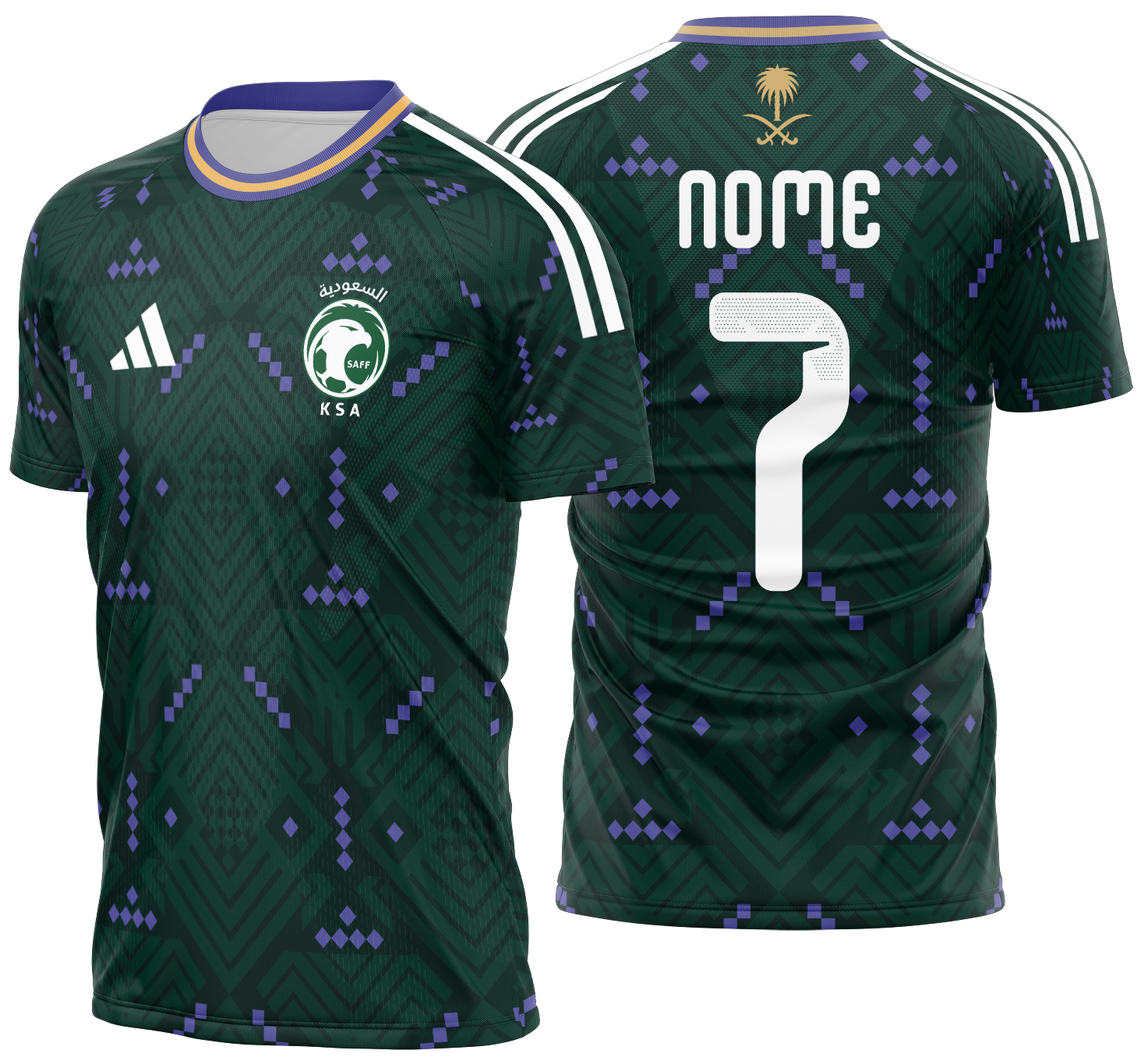 Arte Vetor Camisa Arabia Saudita Home Kit 2026