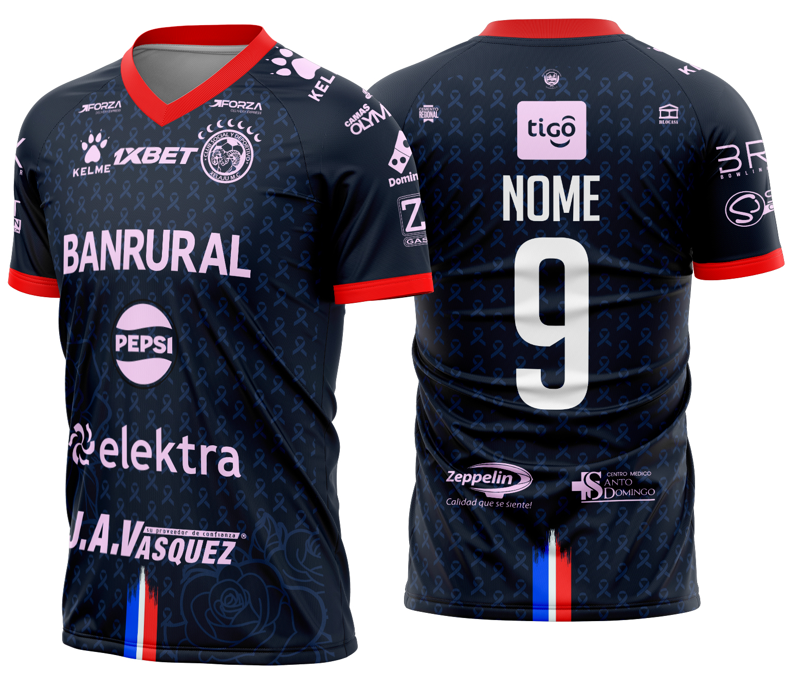 Arte vetor camisa Xelaju Terceira 2025-2026