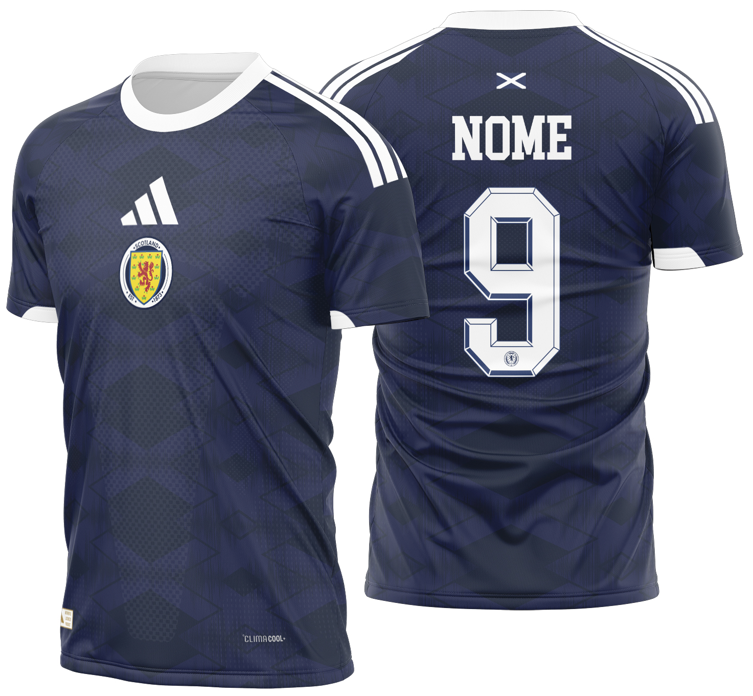 Arte Vetor Camisa Escocia Local 2026