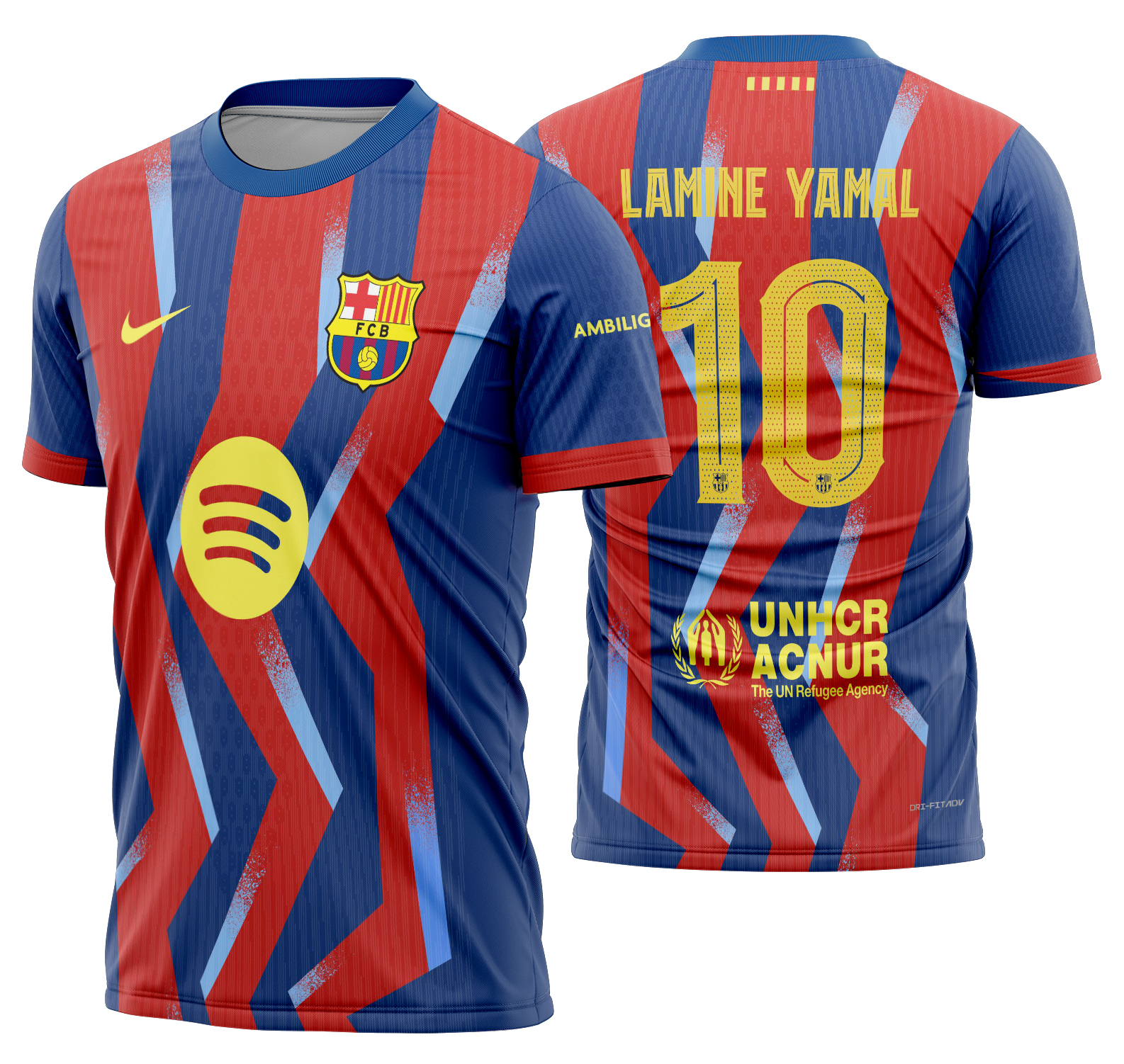 Arte Vetor Camisa Barcelona quarta 2025-2026