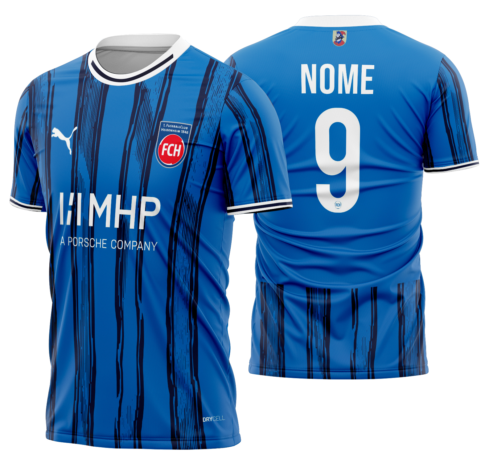 Arte Vetor Camisa 1. FC Heidenheim Visita 2025-2026