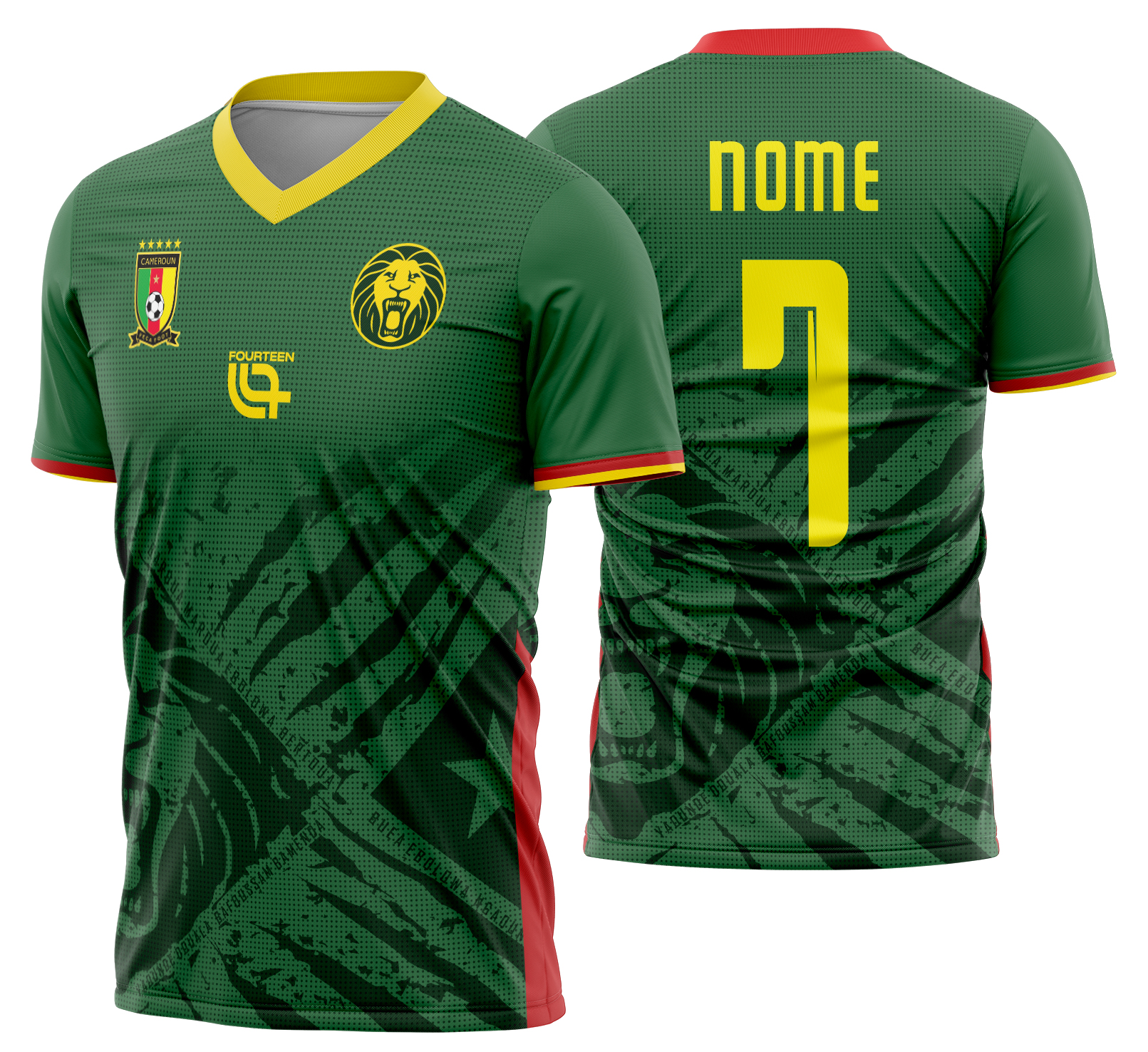 Arte Vetor Camisa Camarões Local 2026