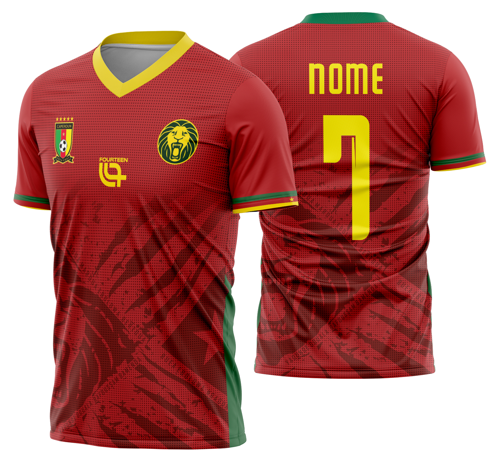 Arte Vetor Camisa Camarões Visita 2026