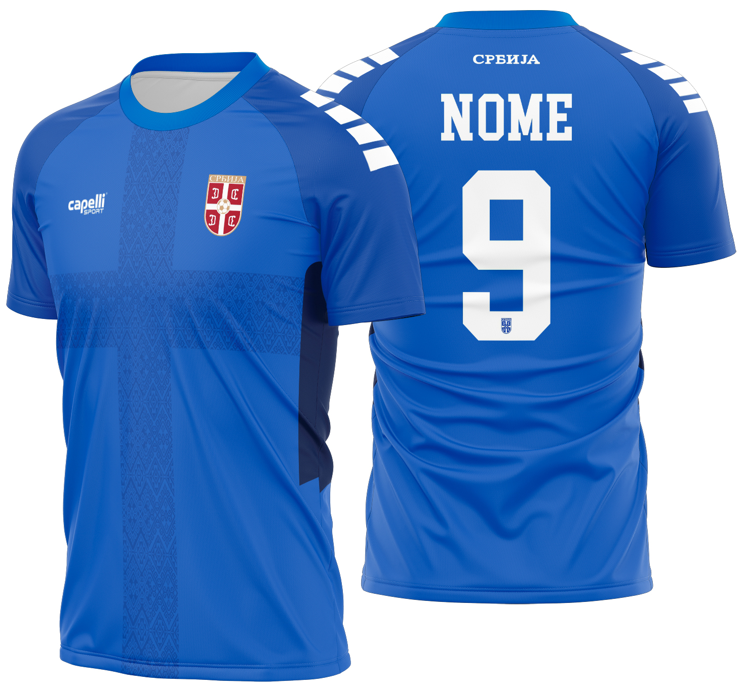 Arte Vetor Camisa Serbia Local 2025