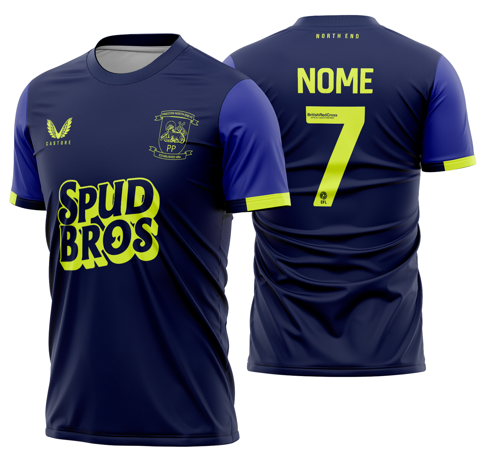 Arte Vetor Camisa Preston NE Visita 2025-2026