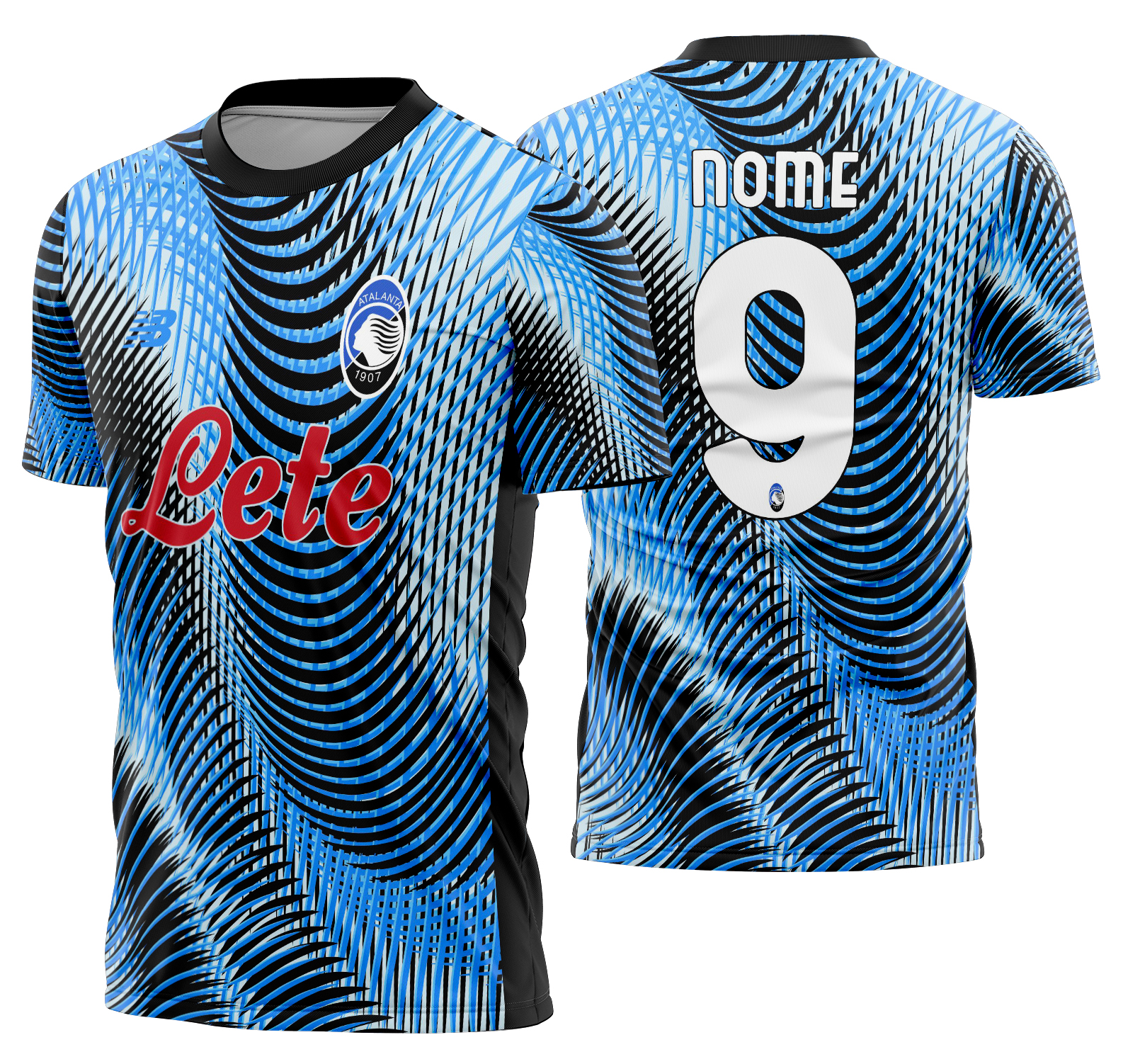 Arte Vetor Camisa Atalanta quarta 2025-2026