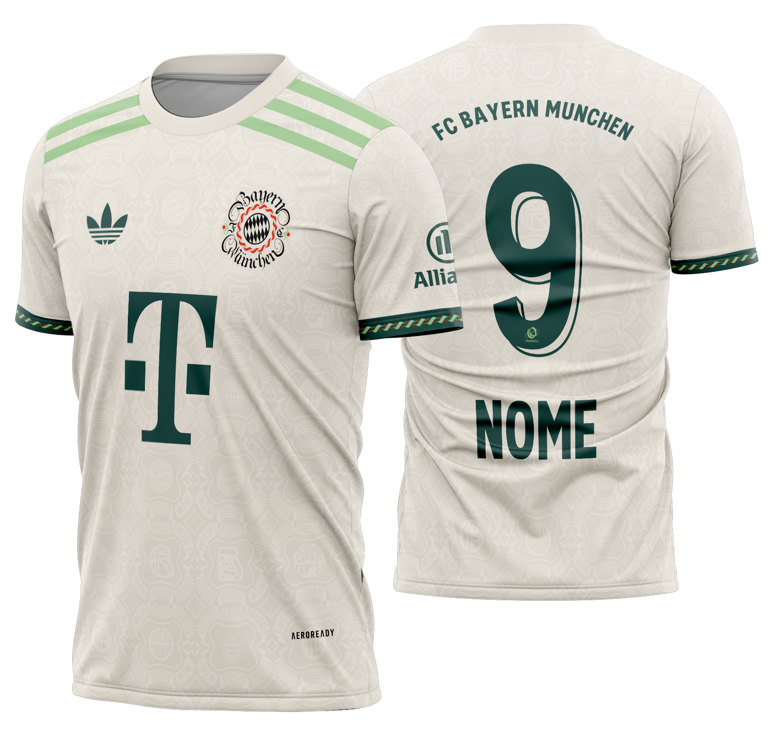 Arte Vetor Camisa Bayern Munich Oktoberfest 2025-2026