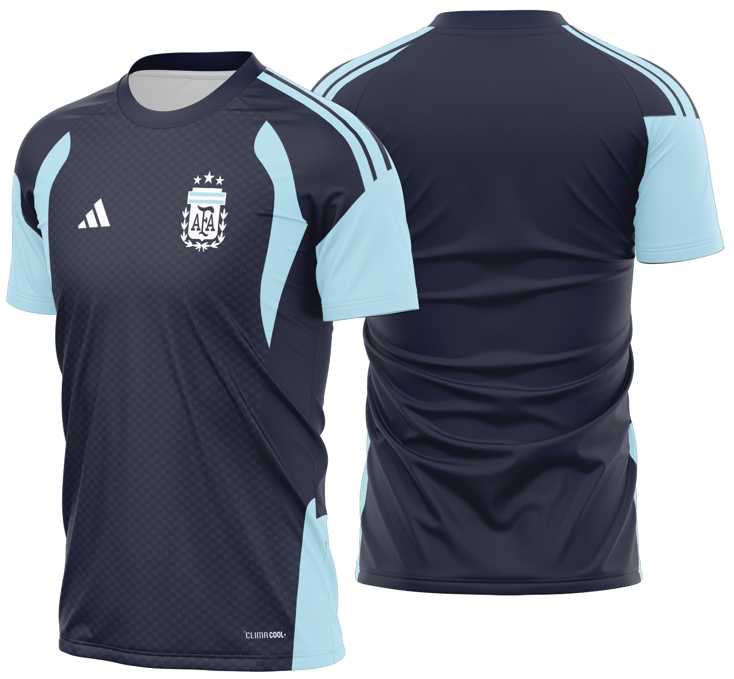 Arte Vetor Camisa Argentina treino II 2026