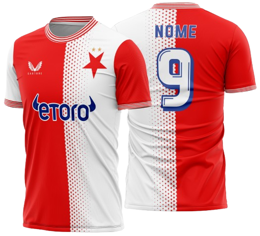 Arte vetor camisa Slavia Praha Local 2025