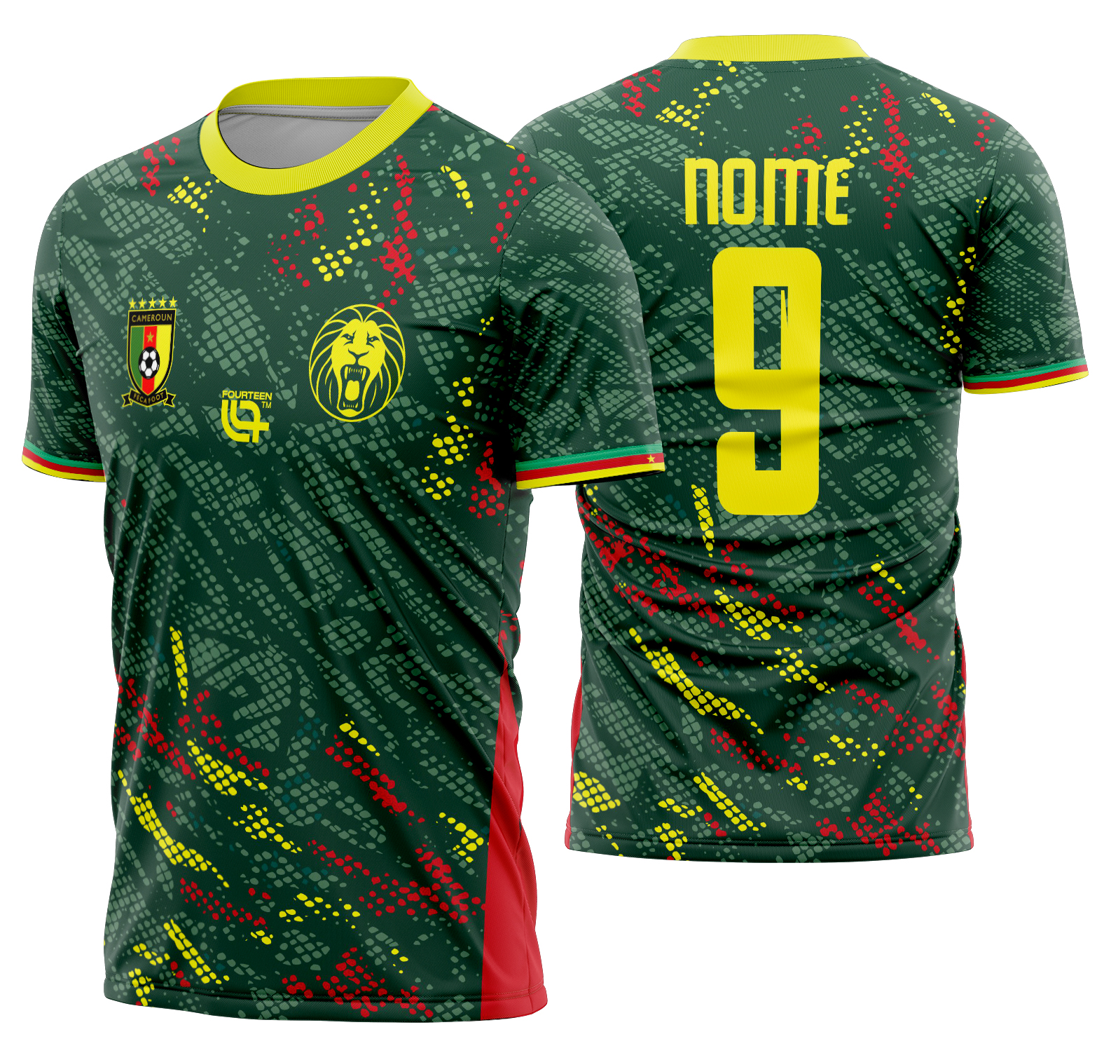 Arte Vetor Camisa Camarões Local 2025-2026