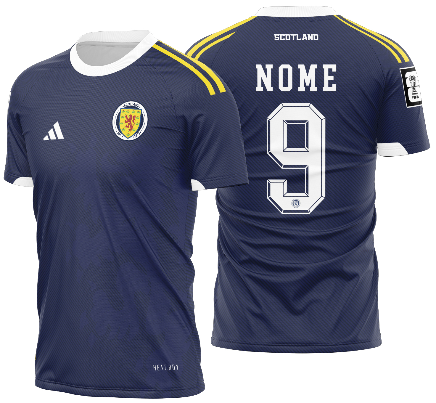 Arte vetor Camisa Escocia Concept 2026