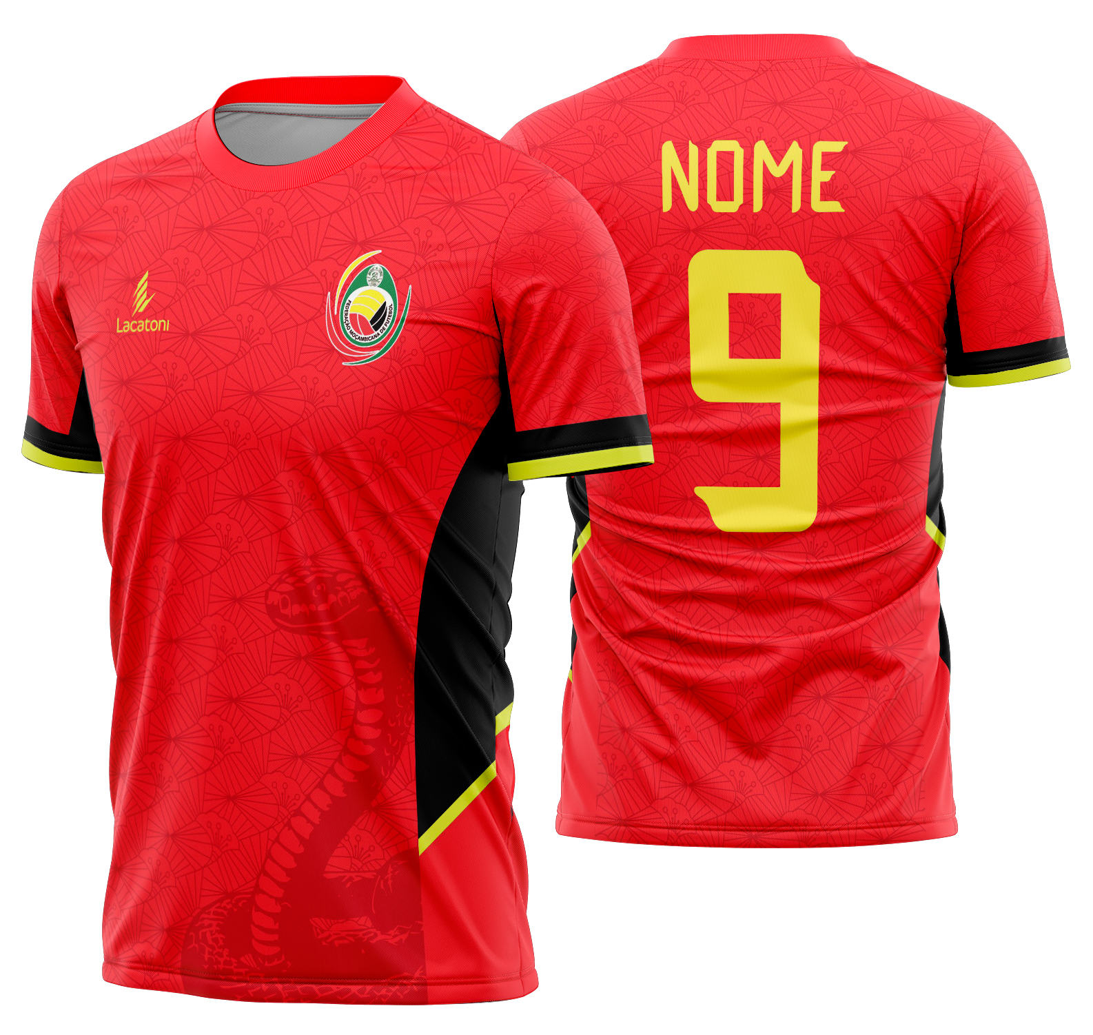 Arte Vetor Camisa Mozambique Local 2025-2026