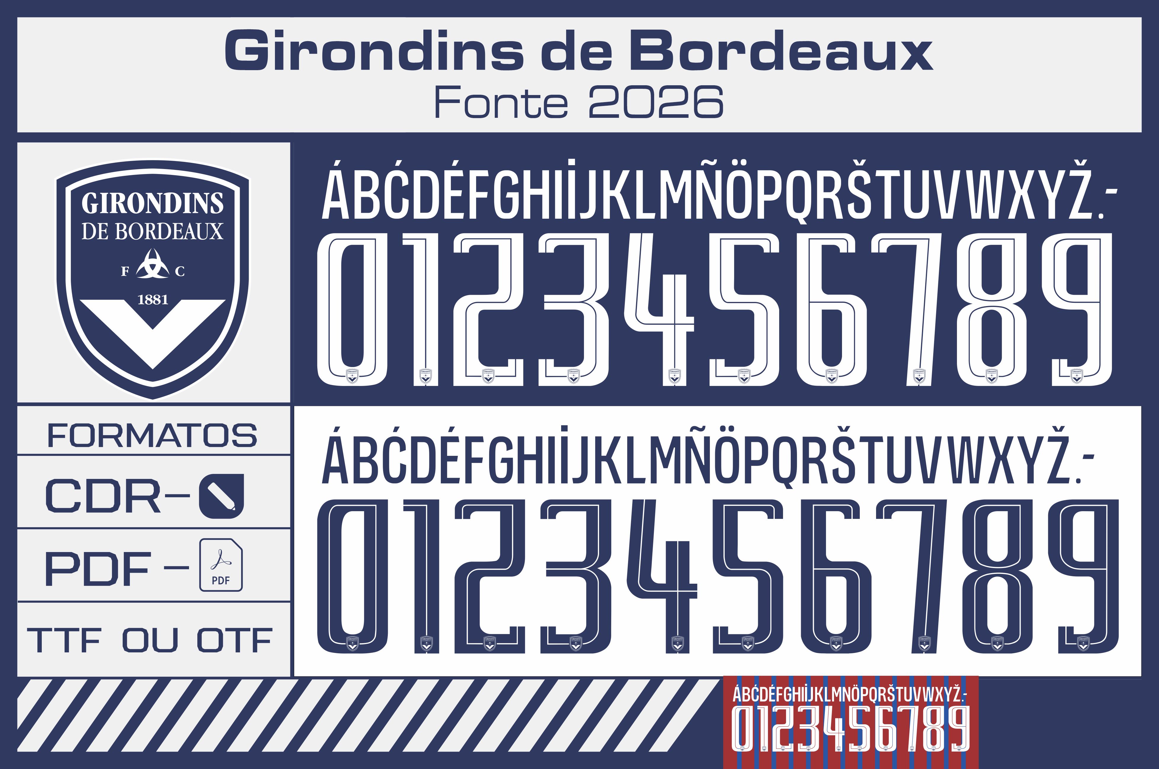 Fonte Girondins de Bordeaux 2025 2026