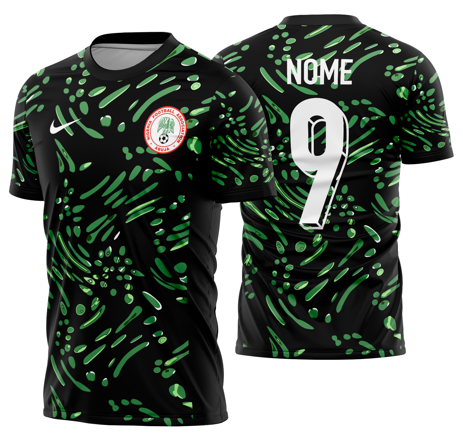 Arte vetor camisa Nigéria Visita 2024