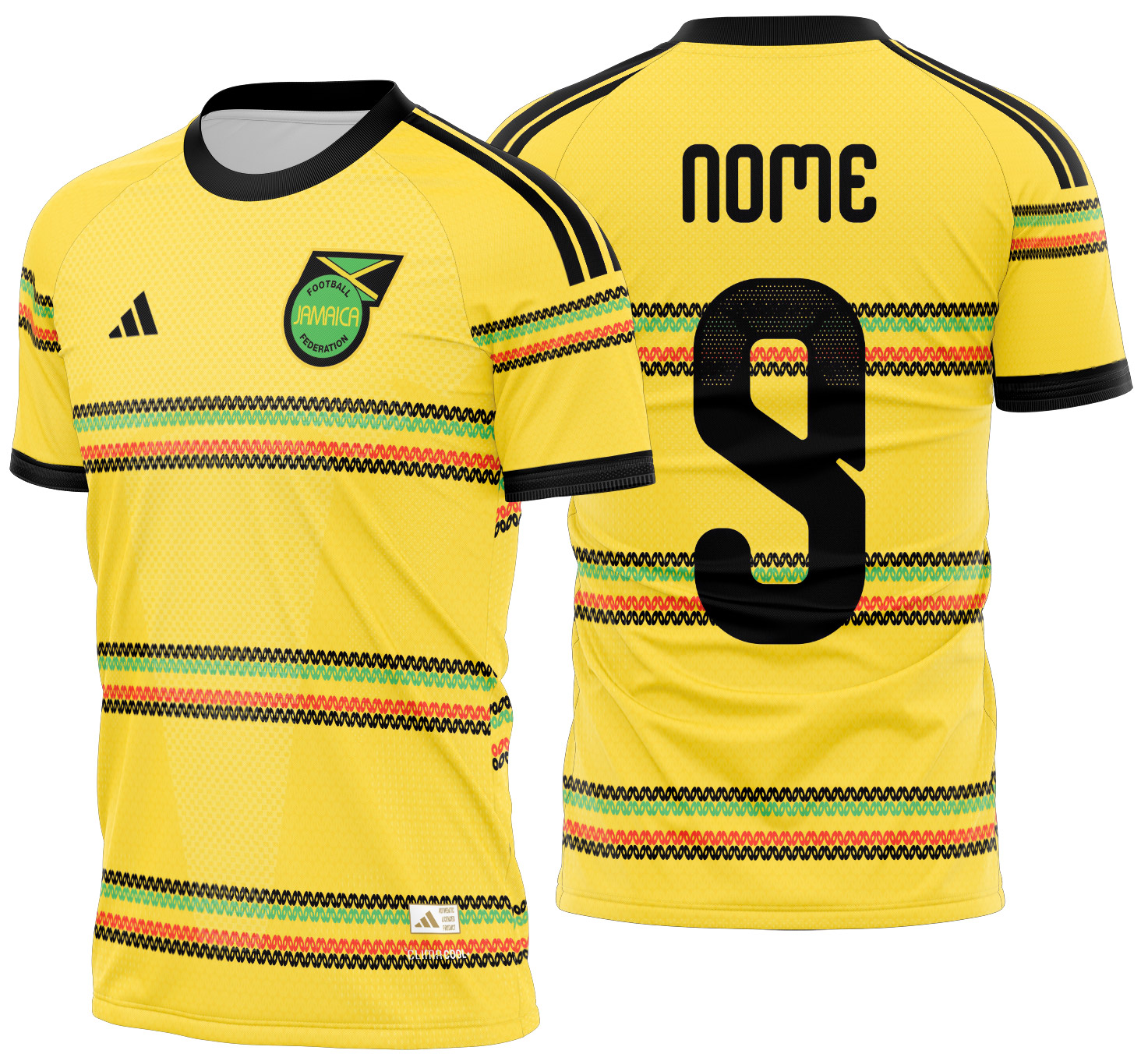 Arte vetor camisa Jamaica Local 2026