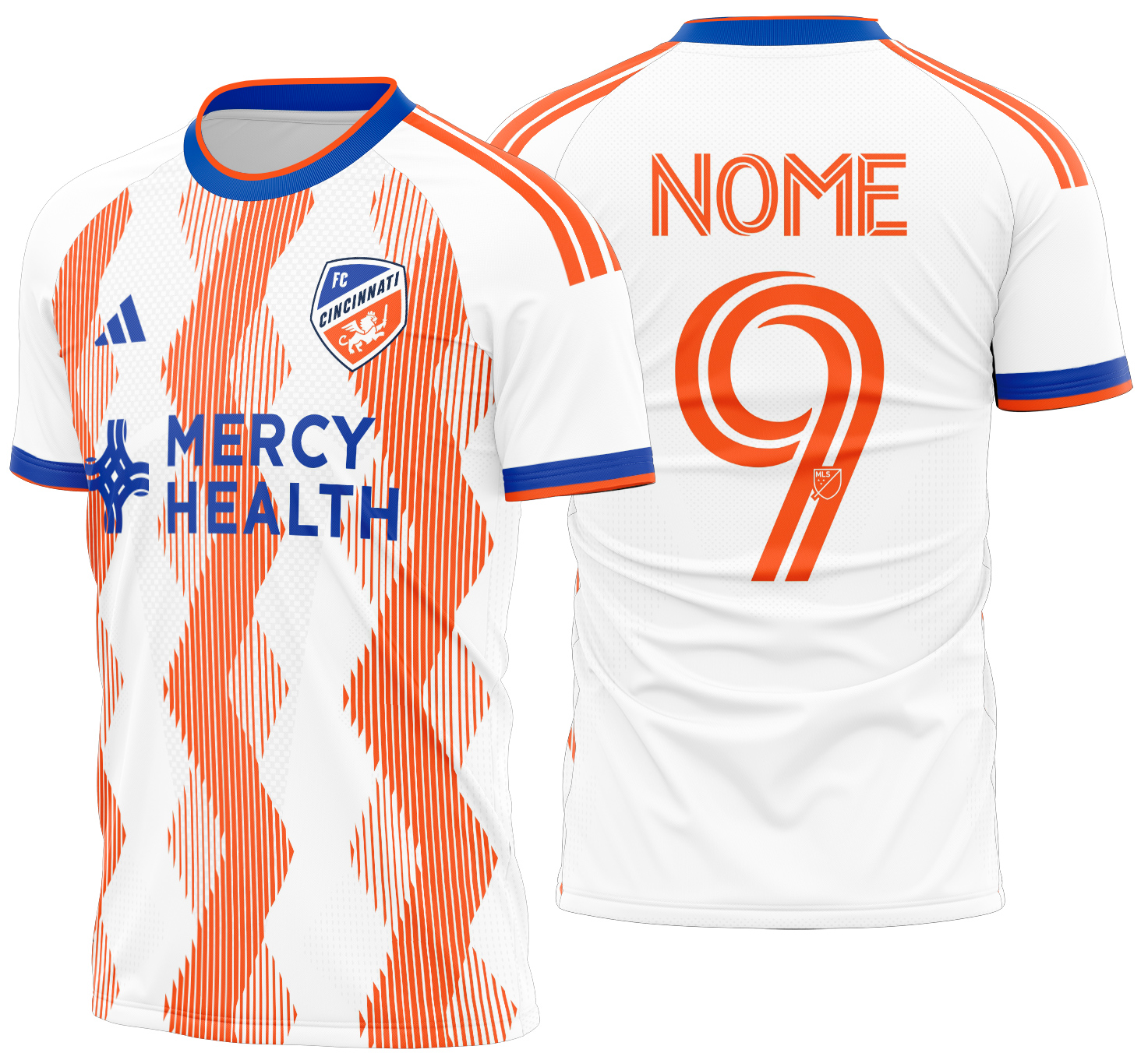 Arte Vetor Camisa FC Cincinnati Visita 2026