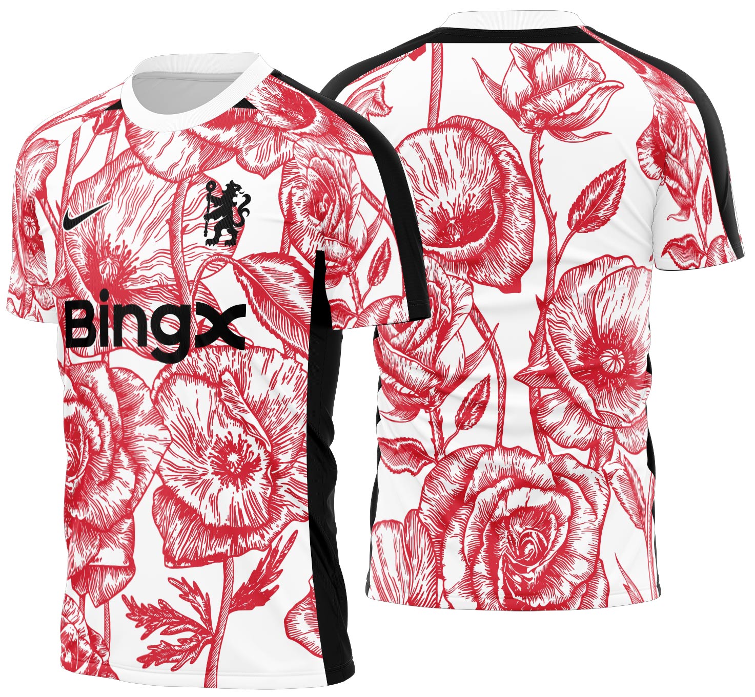 Arte Vetor Camisa Chelsea Pre-jogo Remembrance Day 25-26