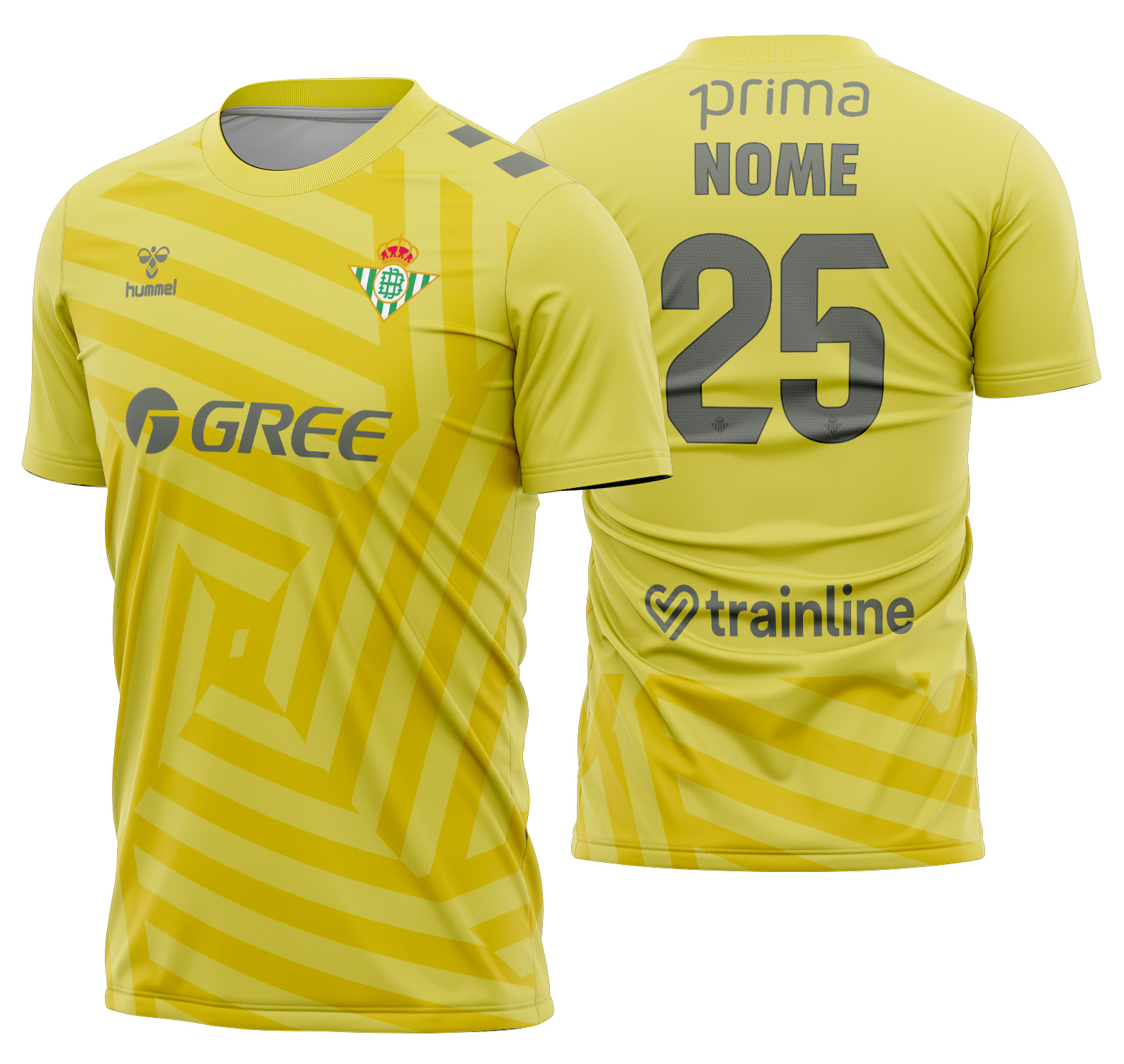 Arte Vetor Camisa Real Betis goleiro 2025-2026