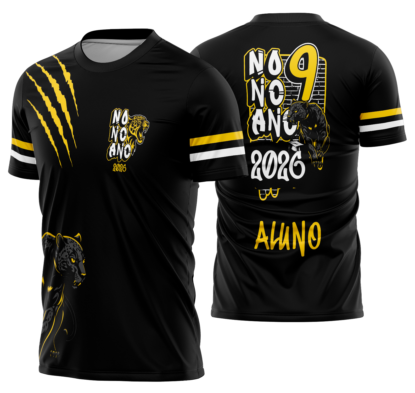 Arte Vetor Camisa Nono pantera Mod-315