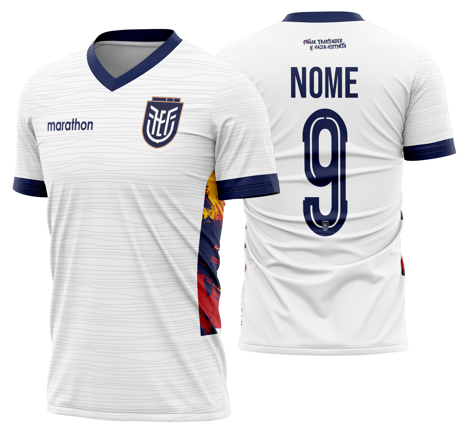 Arte Vetor Camisa Equador Third 2026