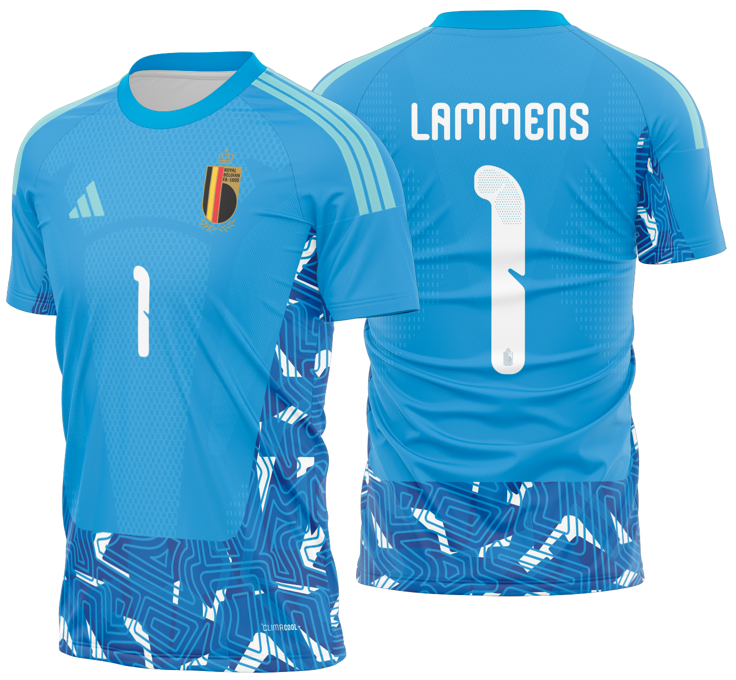Arte Vetor Camisa Belgica Goleiro I 2026