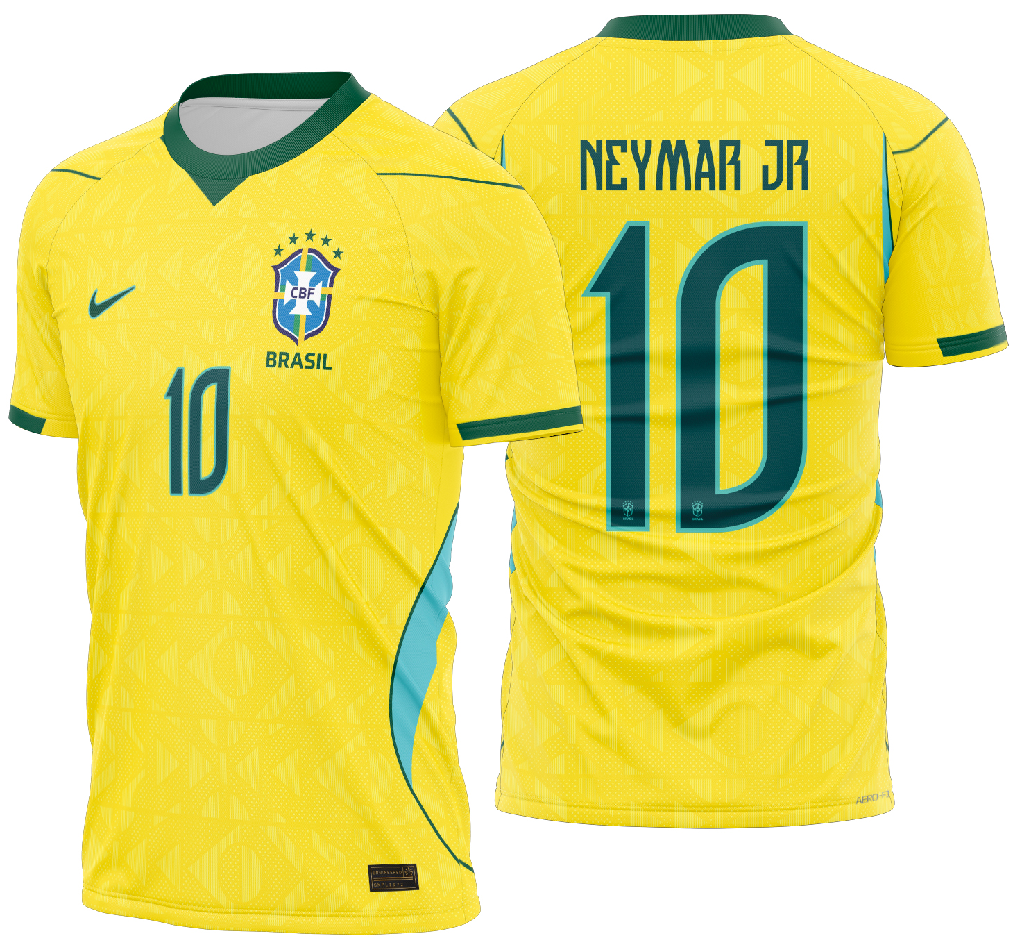 Arte vetor camisa Brasil Titular 2026