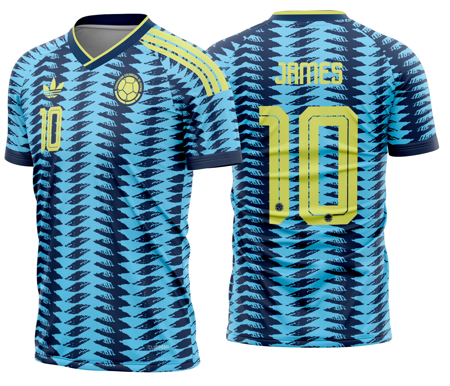 Arte Vetor Camisa Colômbia Reserva 2026