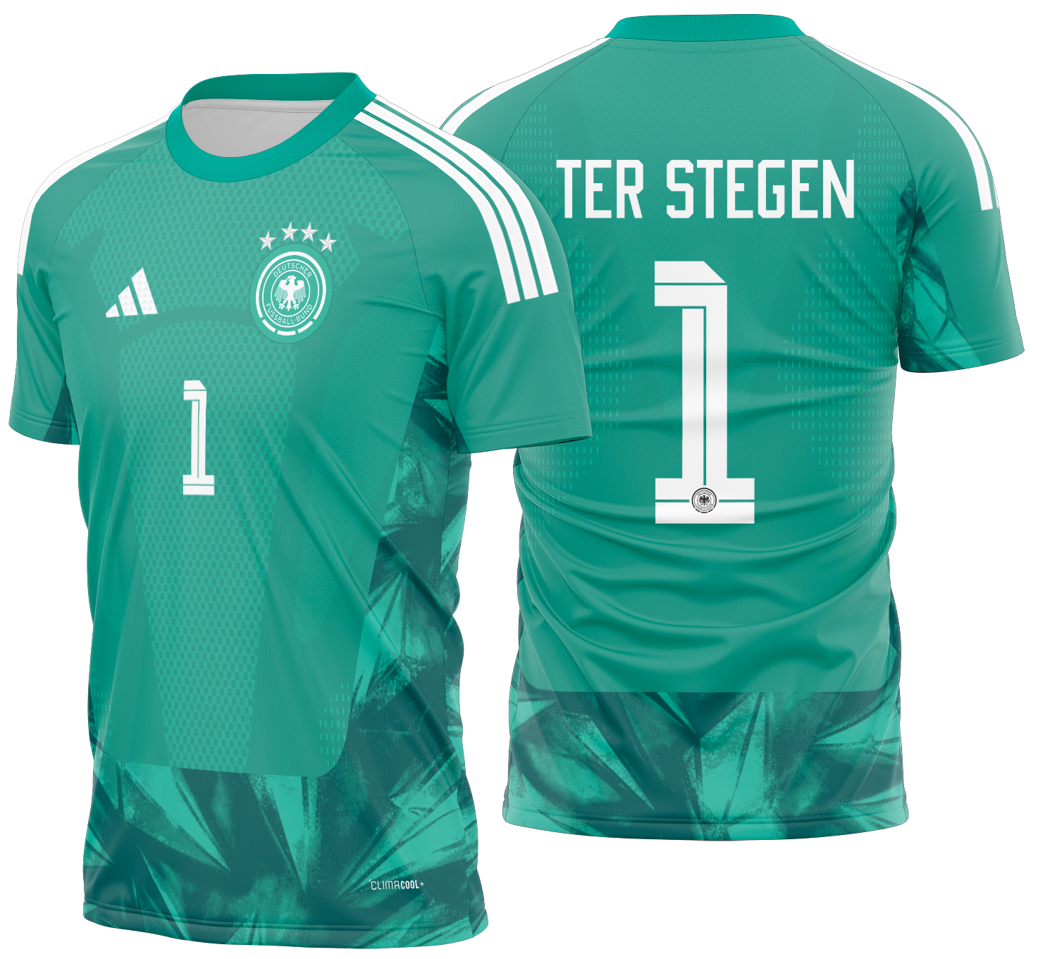 Arte vetor camisa Alemanha Goleiro I 2026