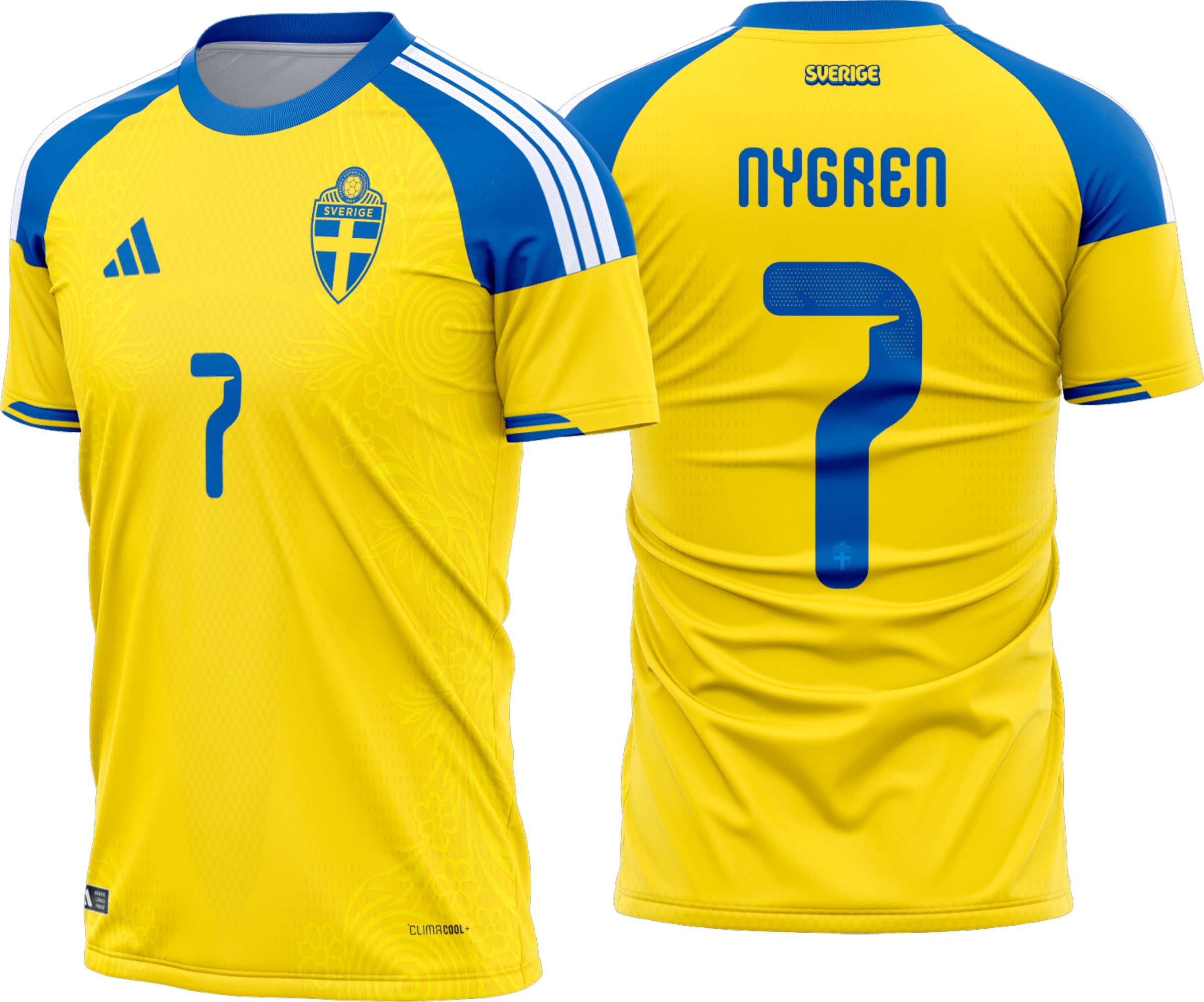 Arte vetor camisa Suecia Titular 2026
