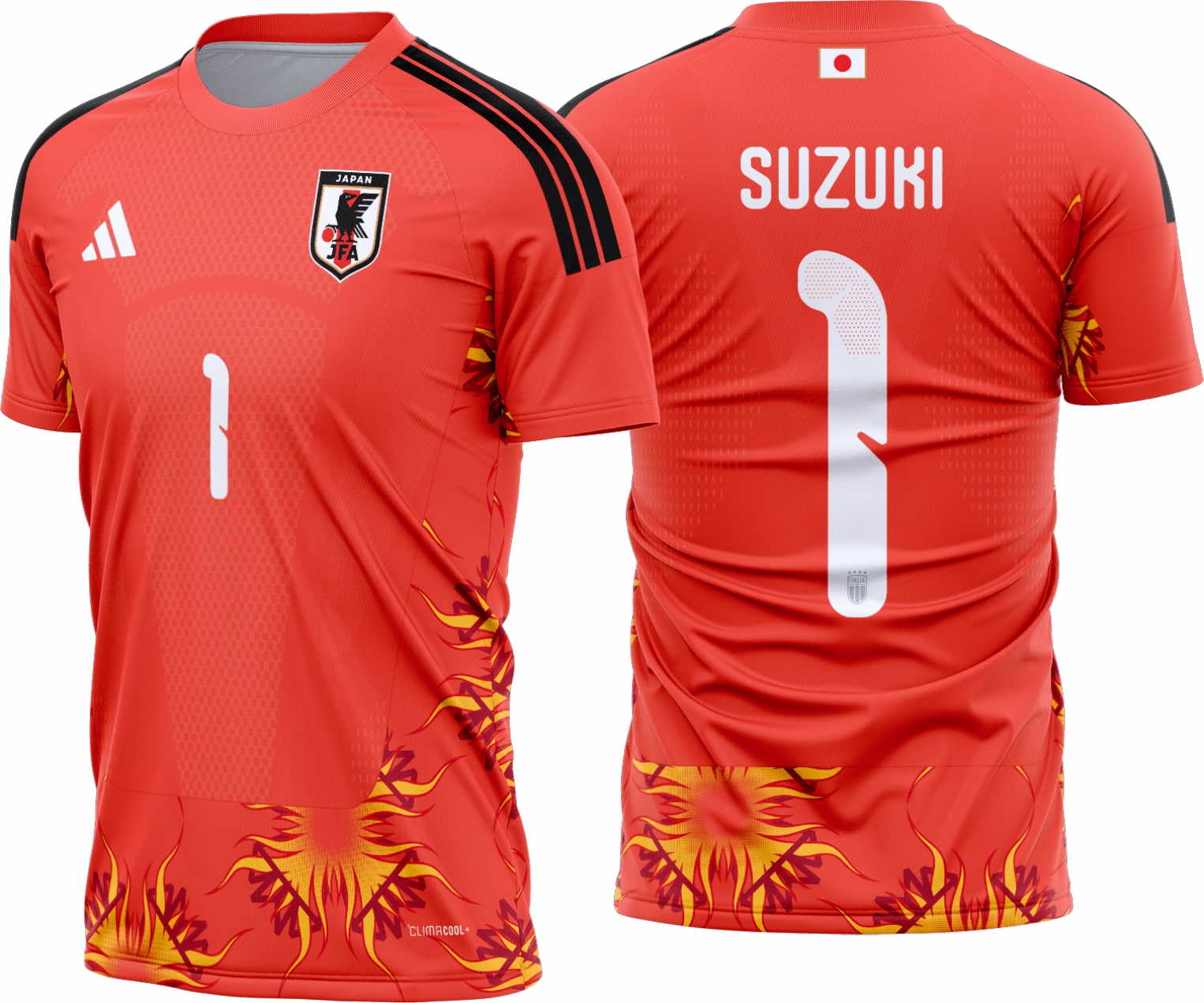 Arte Vetor Camisa Japão Goleiro I 2026