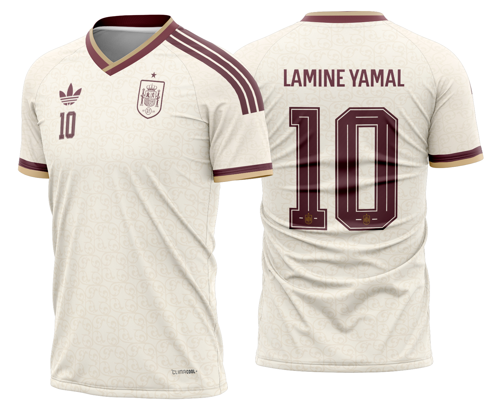 Arte Vetor Camisa Espanha Reserva 2026