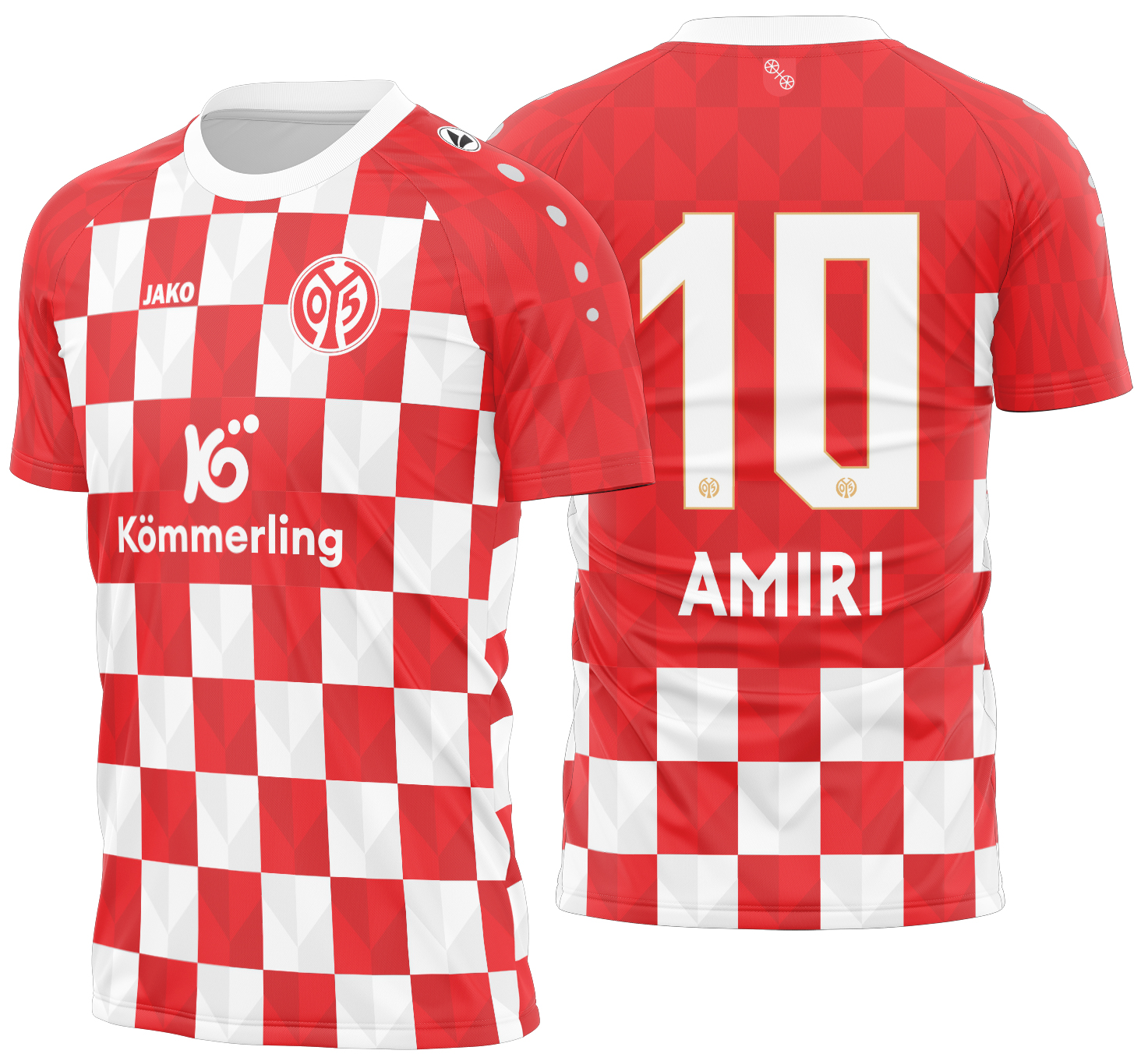 Arte vetor camisa Mainz Local 2023-2024