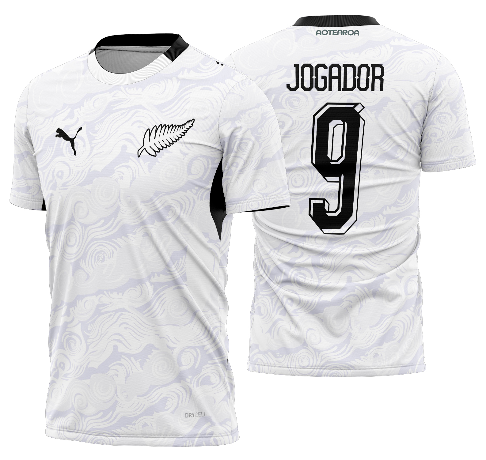 Arte Vetor Camisa Nova Zelândia Home 2026