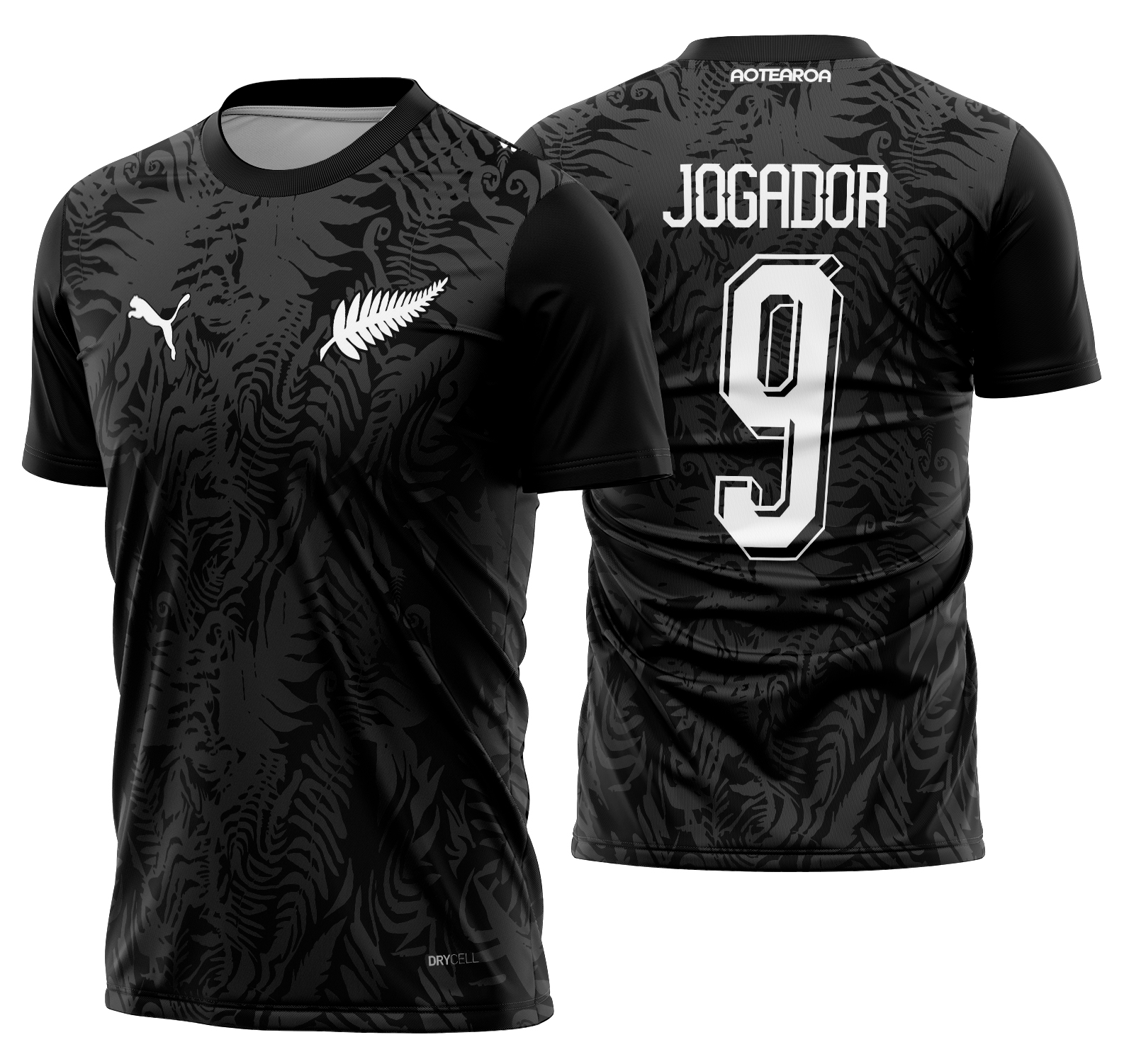 Arte Vetor Camisa Nova Zelândia visita 2026