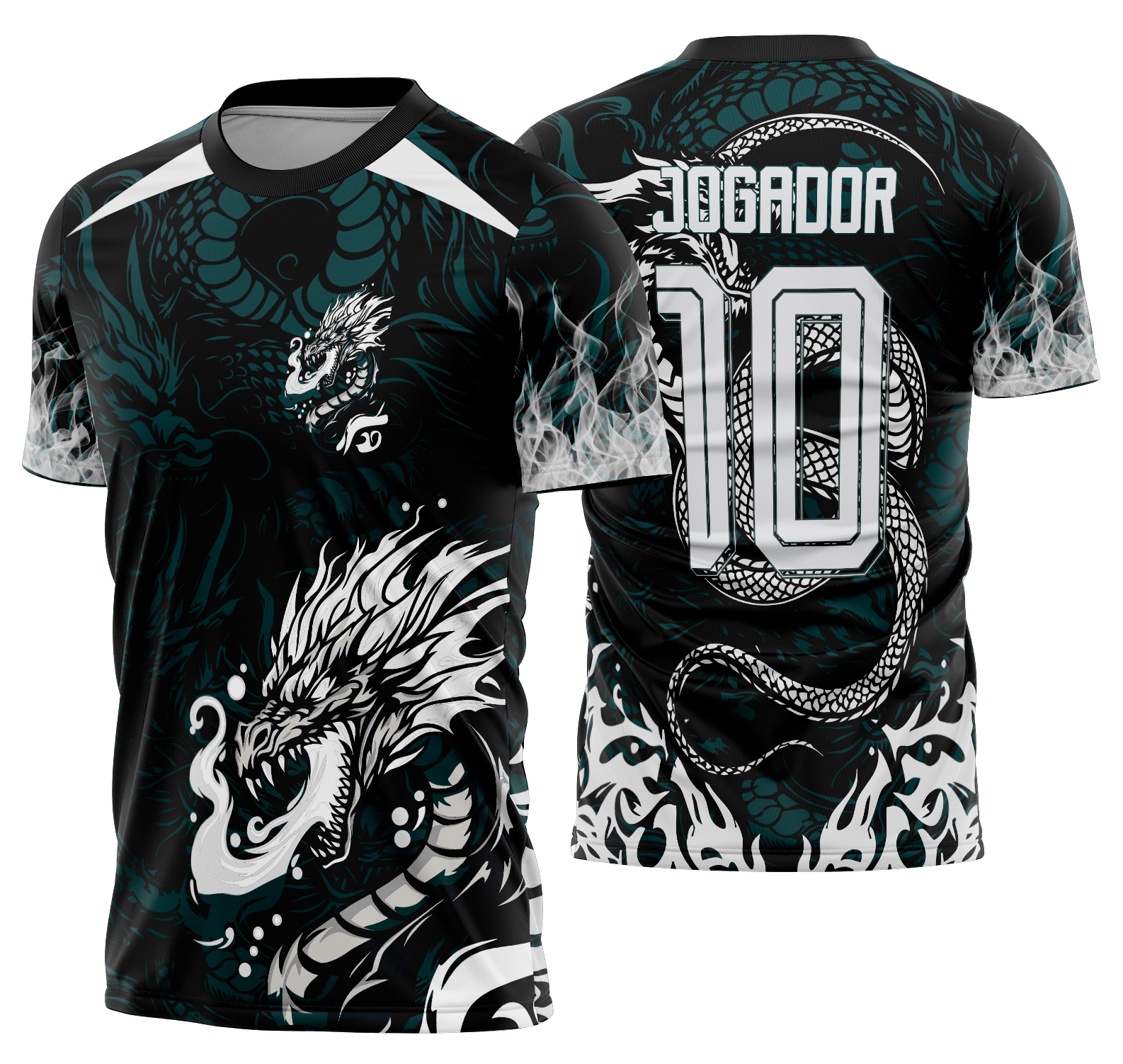 Arte Vetor Camisa Interclasse dragão Mod-909