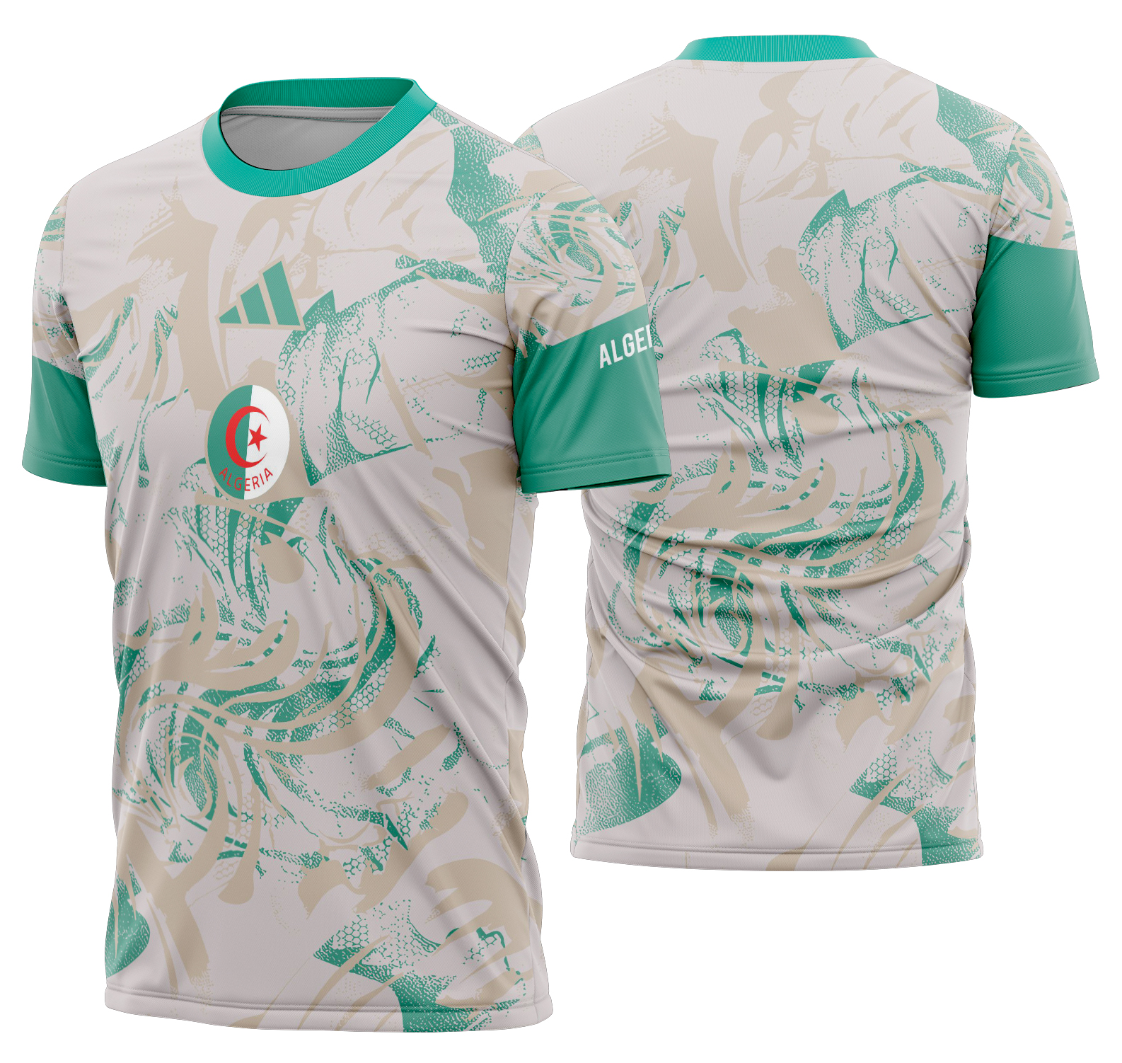 Arte vetor camisa Argelia Pre-jogo 2026