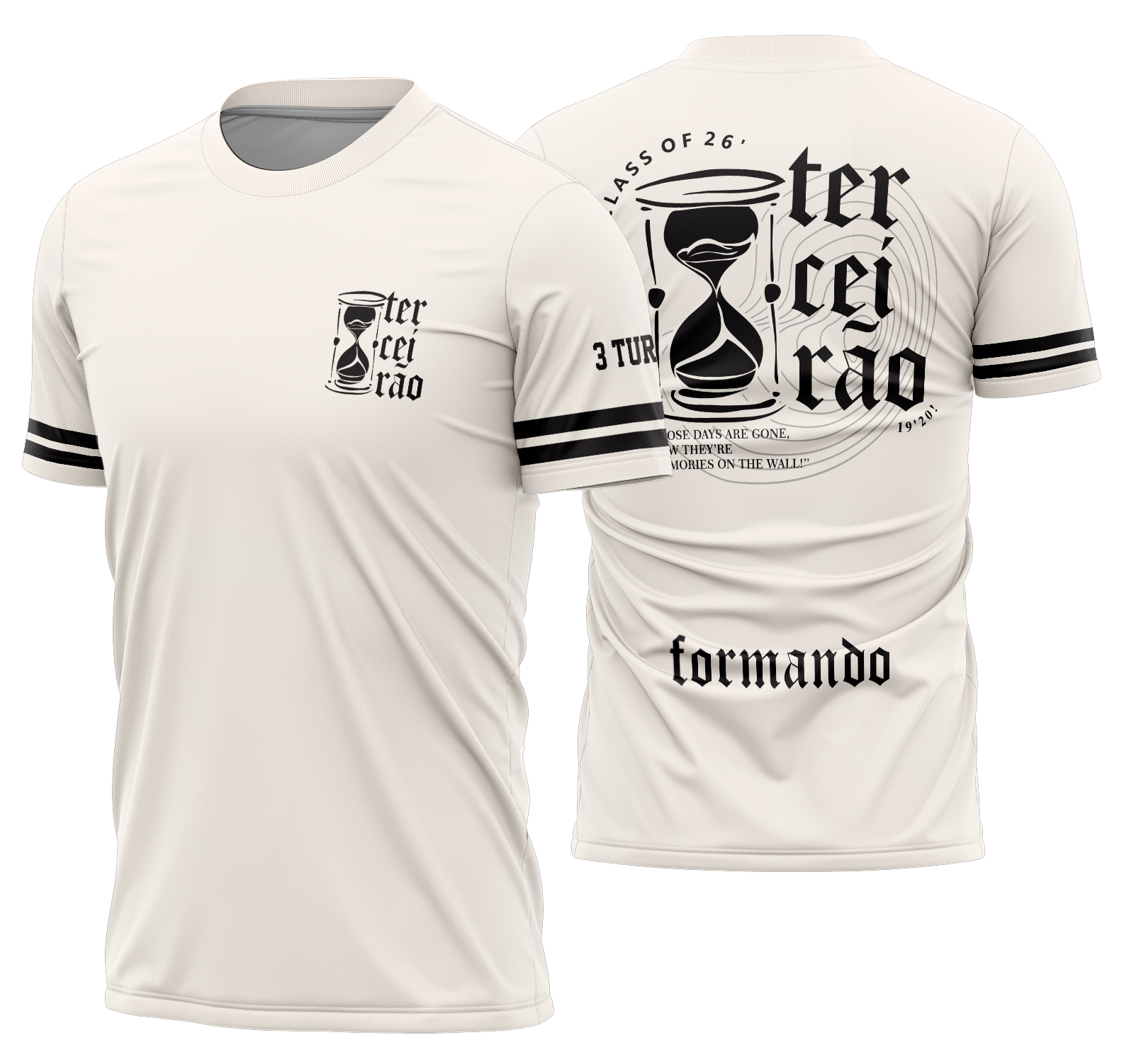 Arte vetor camisa Terceirão Ampulheta Mod-332