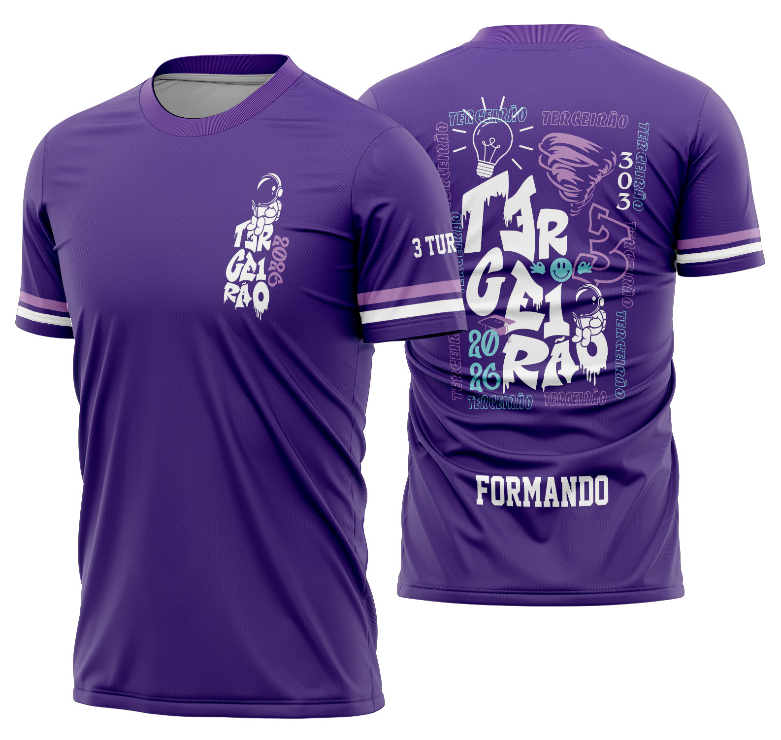 Arte vetor camisa Terceirão Grafite Tornado Mod-335