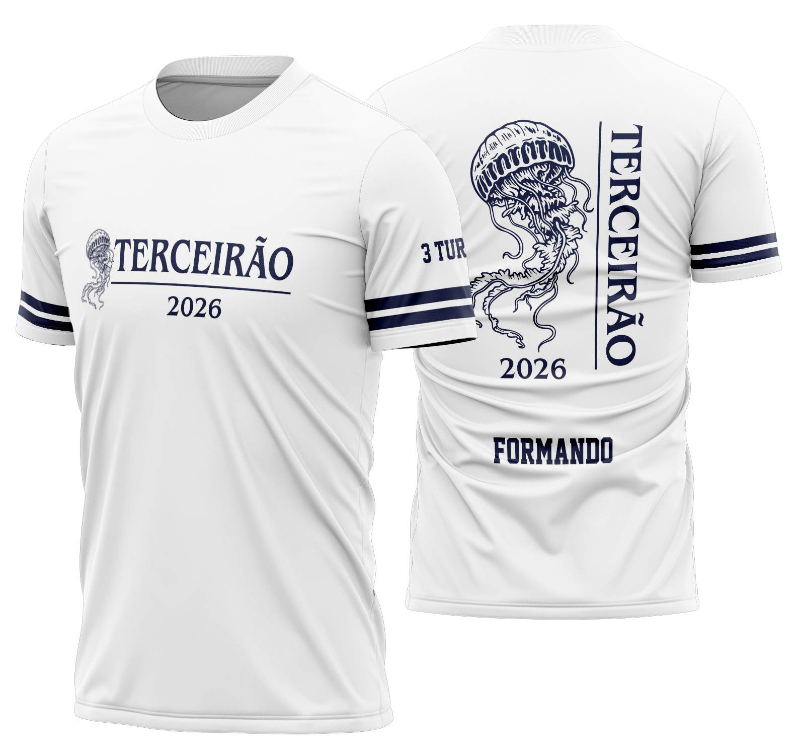 Arte vetor camisa Terceirão Agua Viva Mod-339
