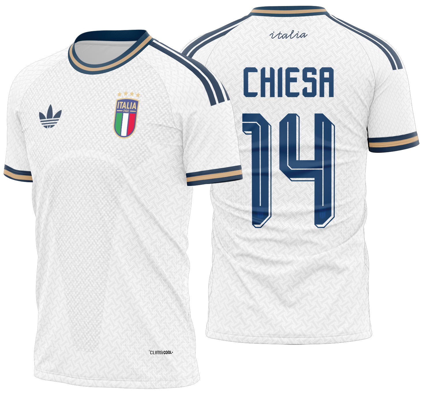 Arte vetor camisa Italia Visita 2026