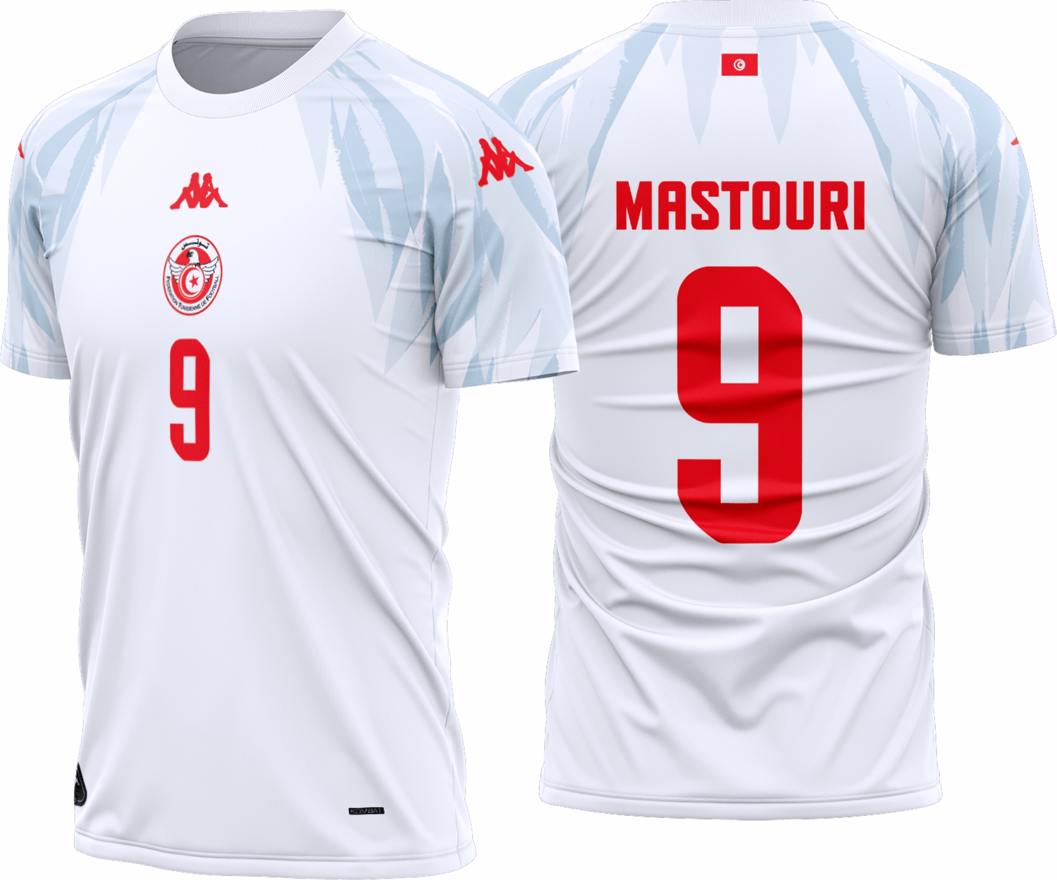 Arte Vetor Camisa Tunisia Titular 2026-28