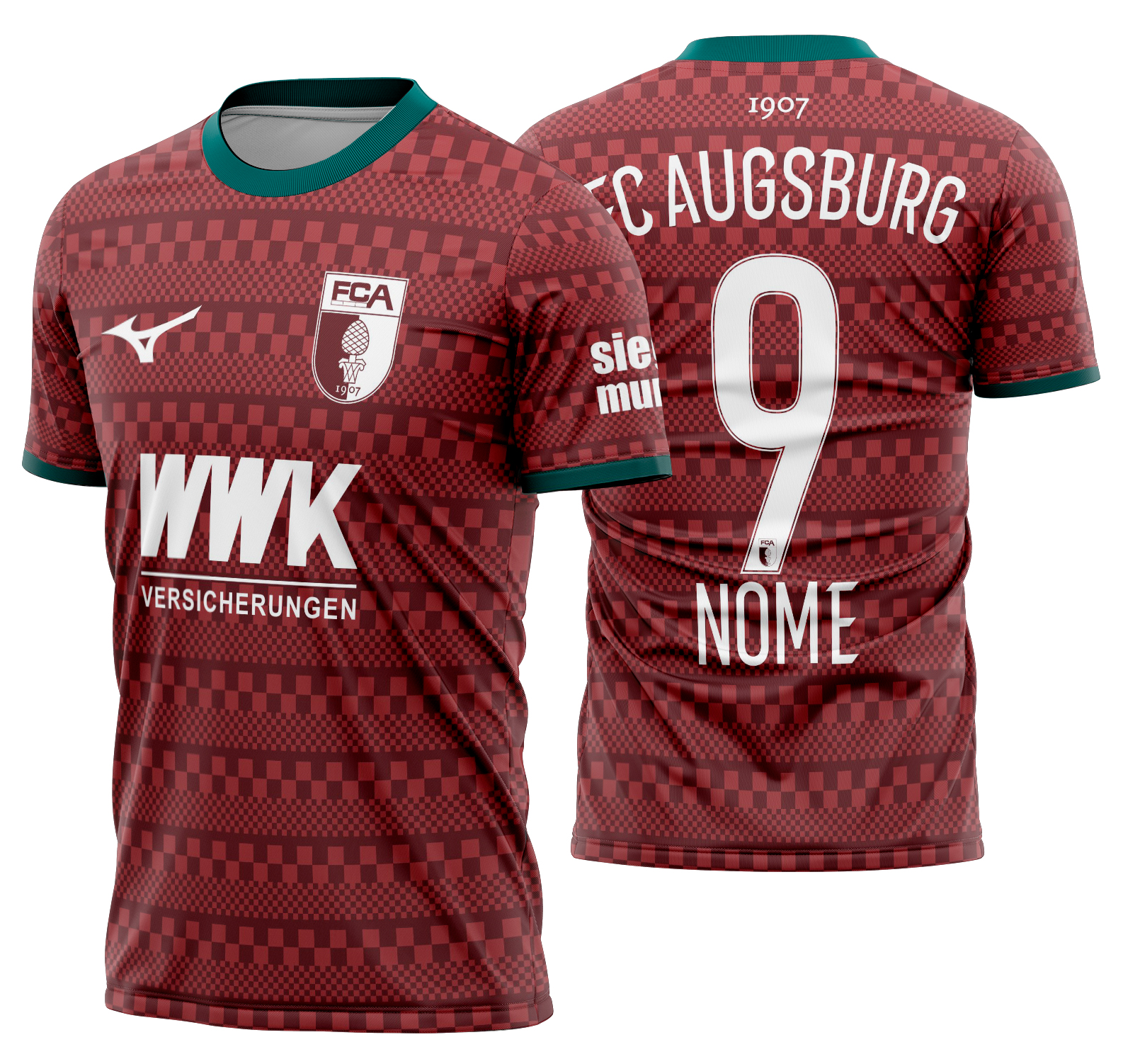 Arte Vetor Camisa FC Augsburg Third 2026-2027