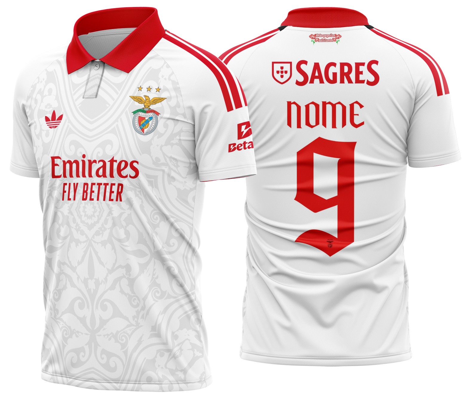 Arte Vetor Camisa Benfica Away 2026-27
