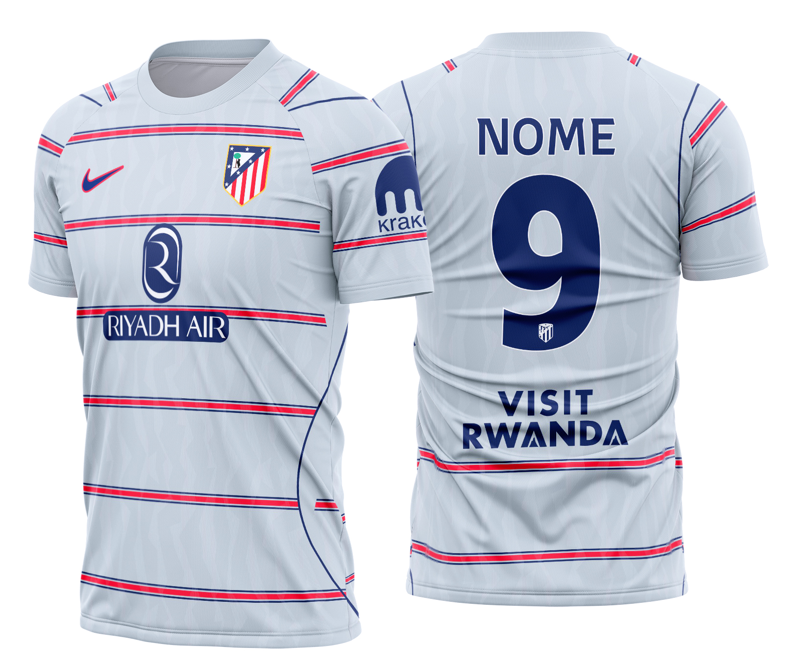 Arte Vetor Camisa Atletico Madrid Third 2026-2027