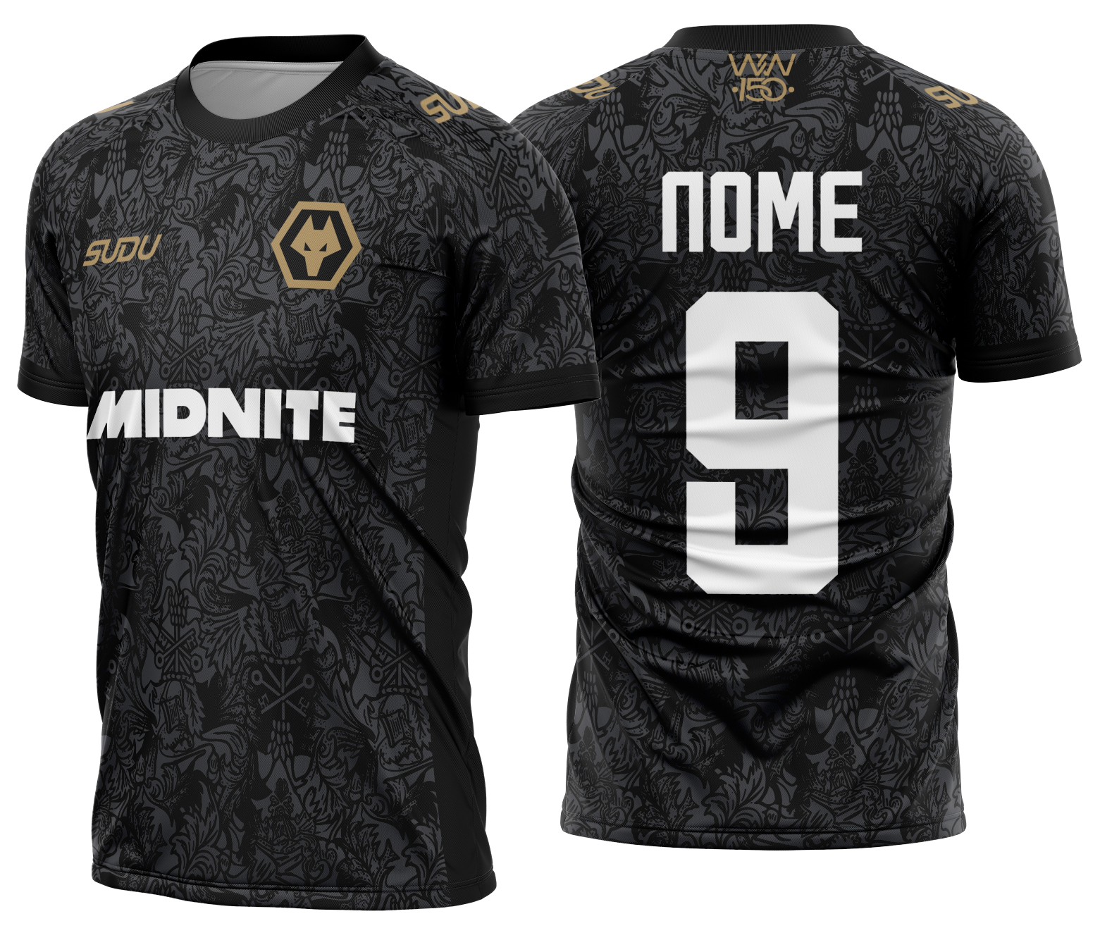 Arte Vetor Camisa Wolverhampton Third 2026-2027