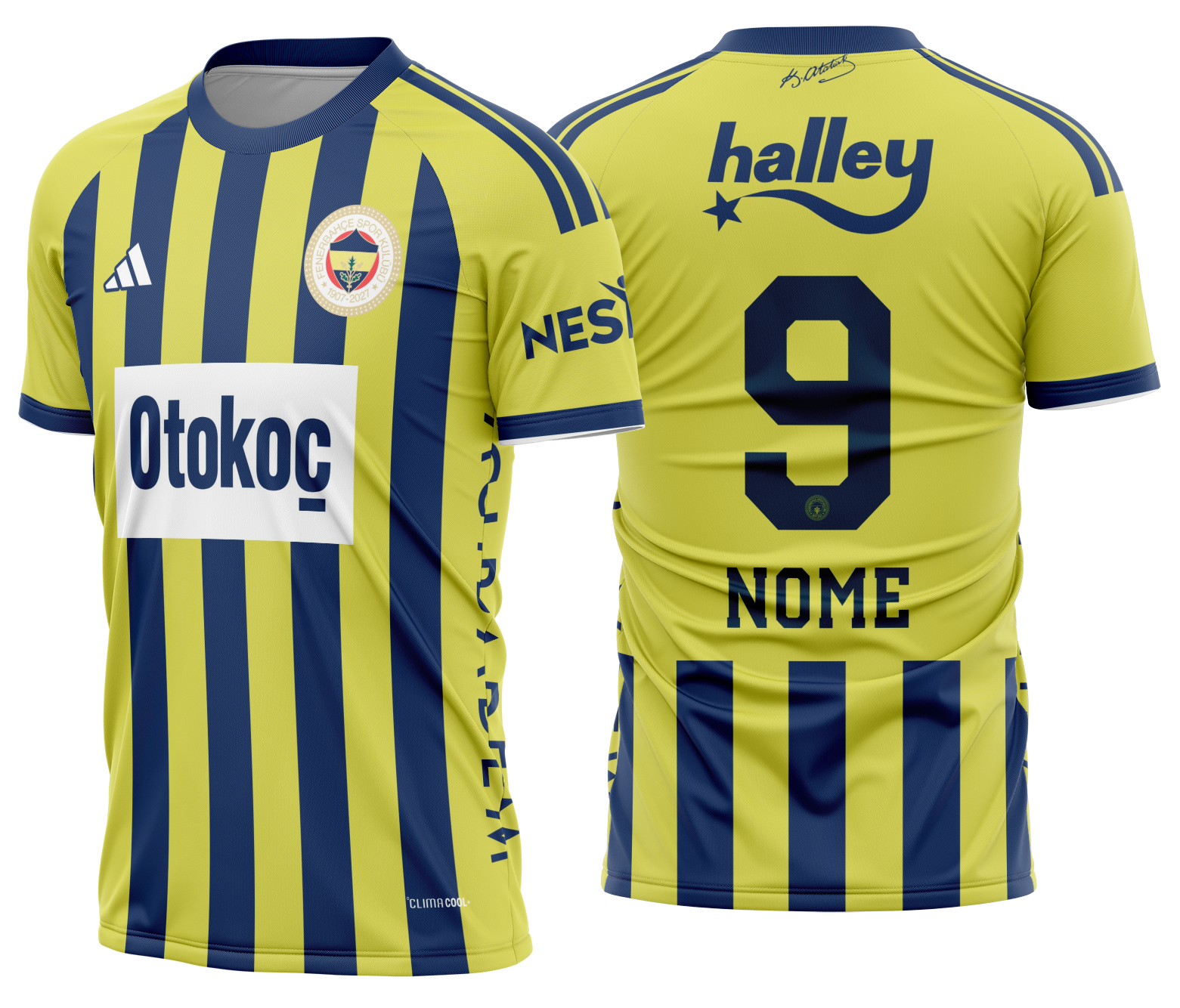 Arte vetor camisa Fenerbahçe SK Local 2026-2027