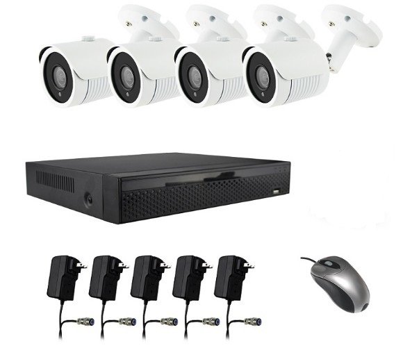 KIT CAMARAS IP 1MP - Kit CCTV Powerline 4ch