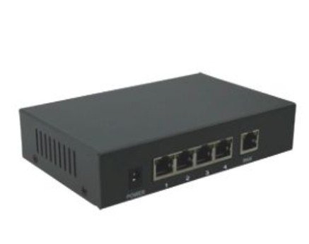 SWITCH POE 4 PUERTOS + 1 PUERTO WAN